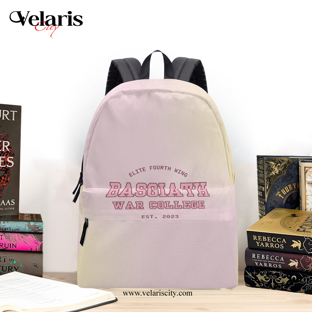 Fourth Wing Backpack, Basgiath War College Backpack, Book Lover Gift BPVLR41
