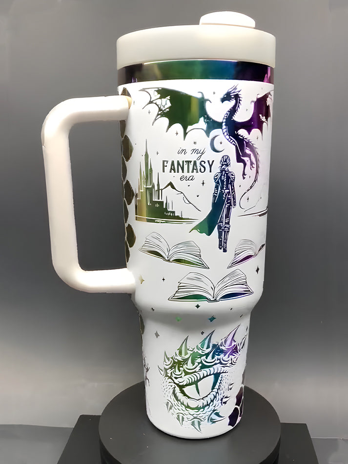 In My Fantasy Era Tumbler 30oz/40oz, Onyx Storm Tumbler, The Empyrean Tumbler. VLR45