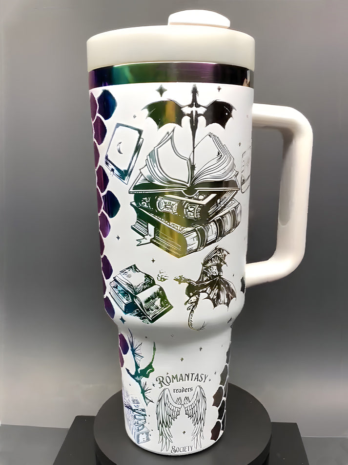 In My Fantasy Era Tumbler 30oz/40oz, Onyx Storm Tumbler, The Empyrean Tumbler. VLR45