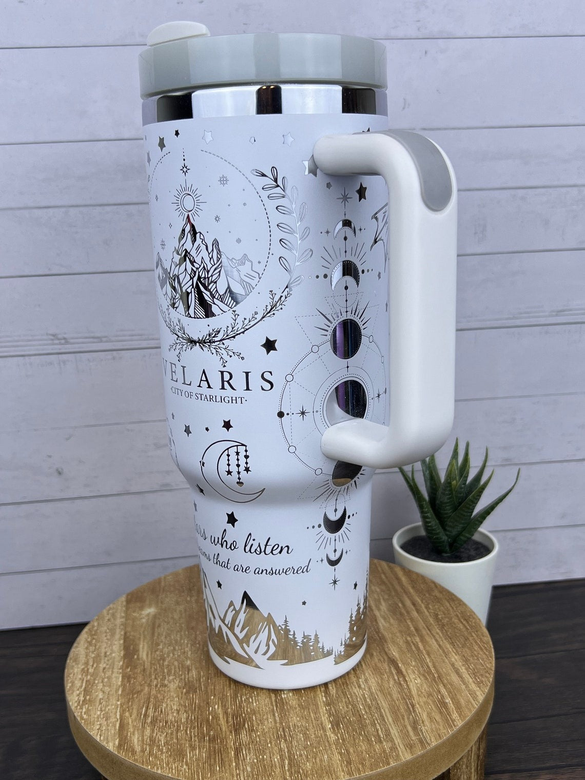 Velaris City of Starlight Tumbler 30oz/40oz, Death And Night Tumbler, Acotar Tumbler. VLR46