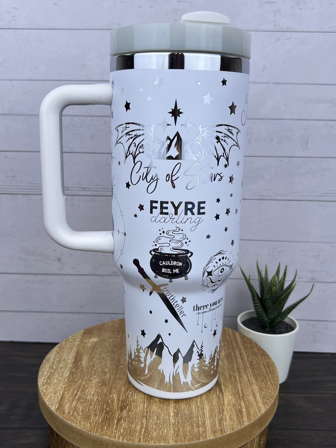 Velaris City of Starlight Tumbler 30oz/40oz, Death And Night Tumbler, Acotar Tumbler. VLR46