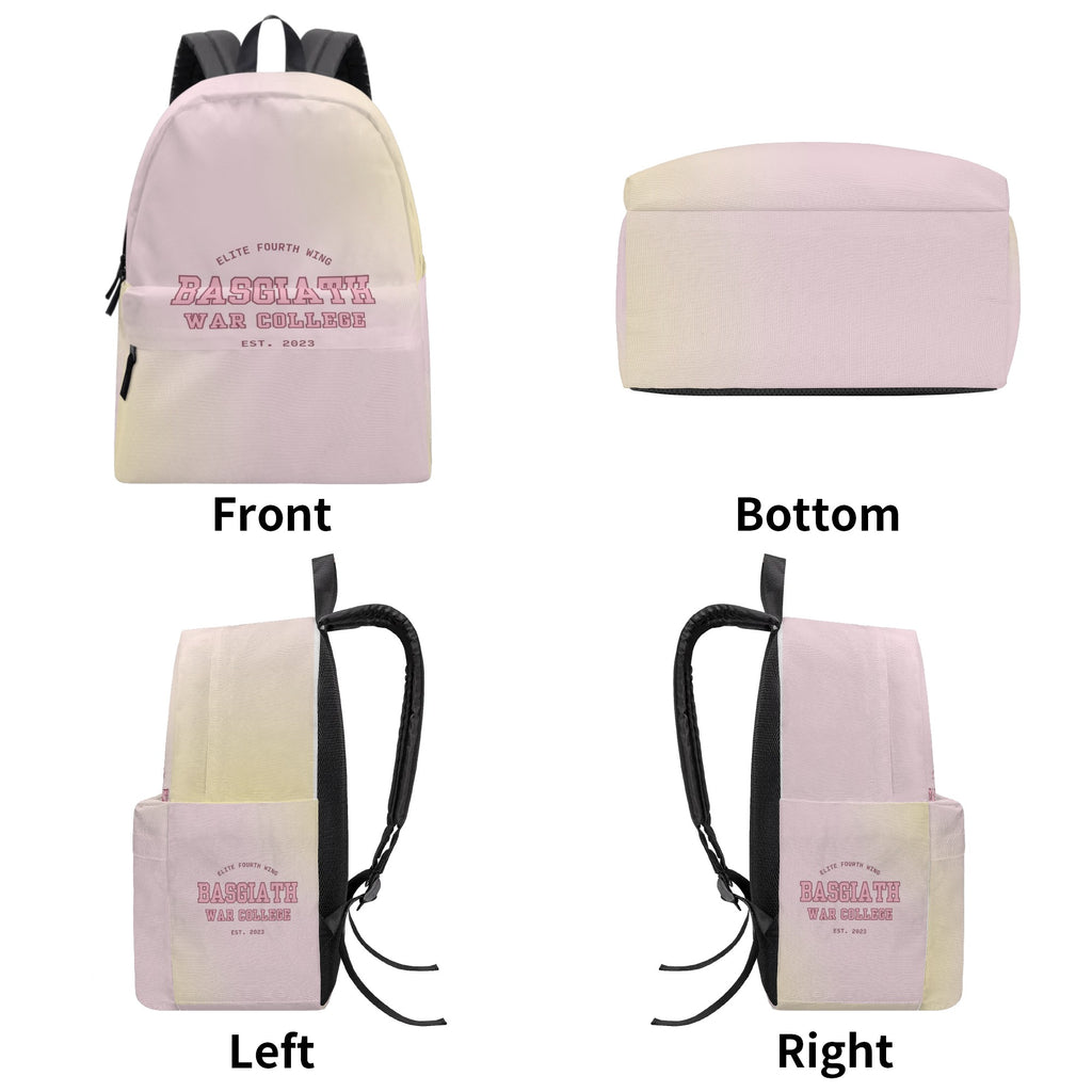 Fourth Wing Backpack, Basgiath War College Backpack, Book Lover Gift BPVLR41