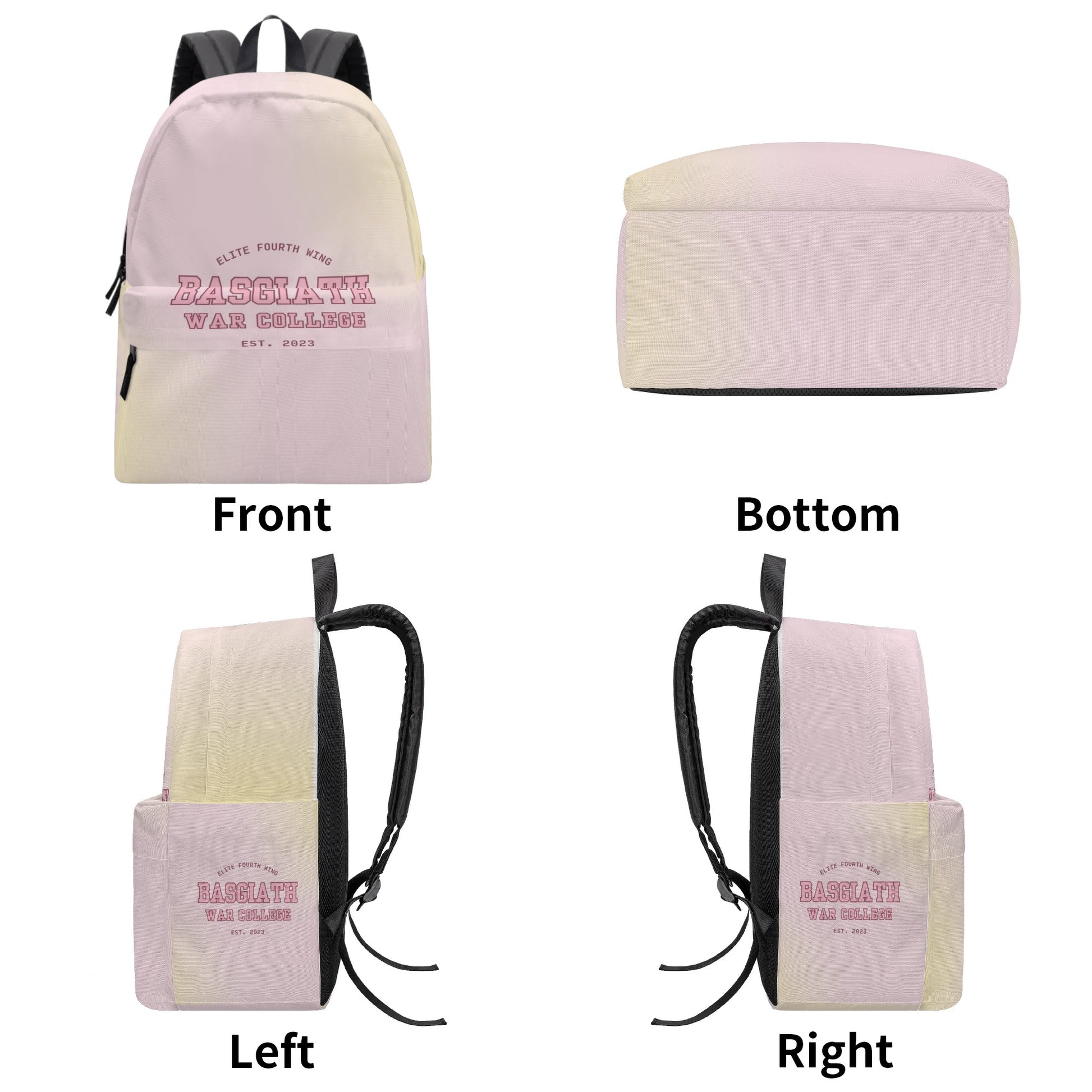 Fourth Wing Backpack, Basgiath War College Backpack, Book Lover Gift BPVLR41