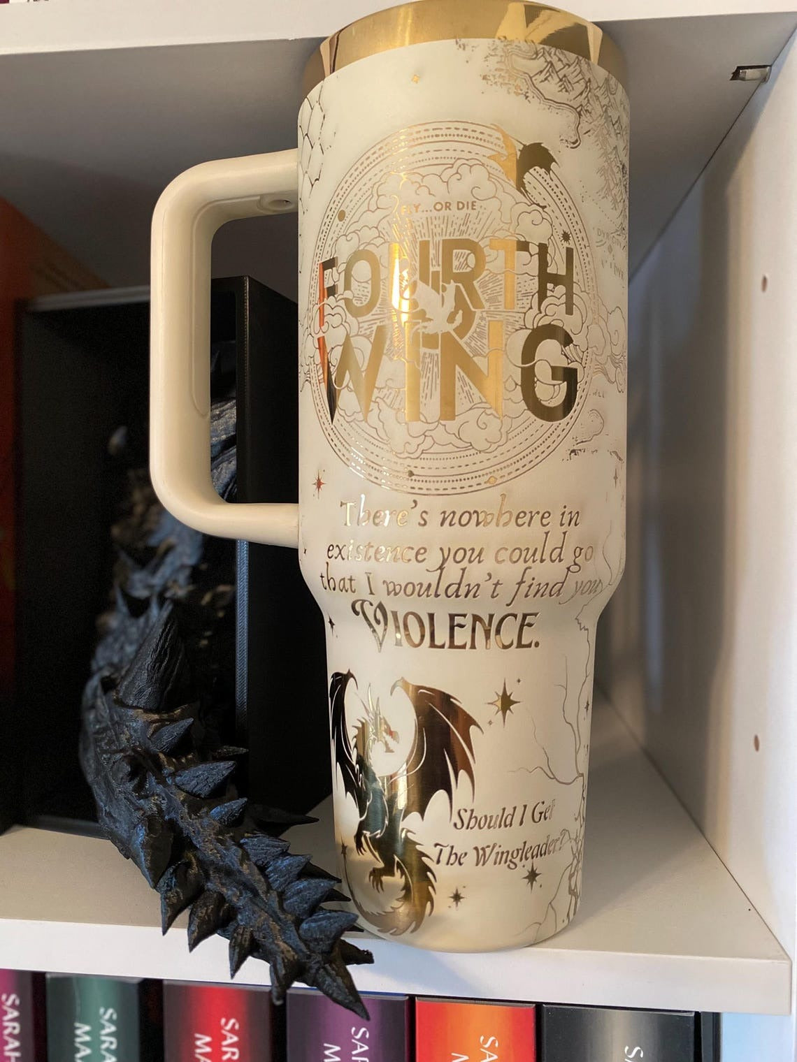 Fouth Wing Tumbler 30oz/40oz, Basgiath War College Tumbler, Fly or Die Tumbler. VLR49