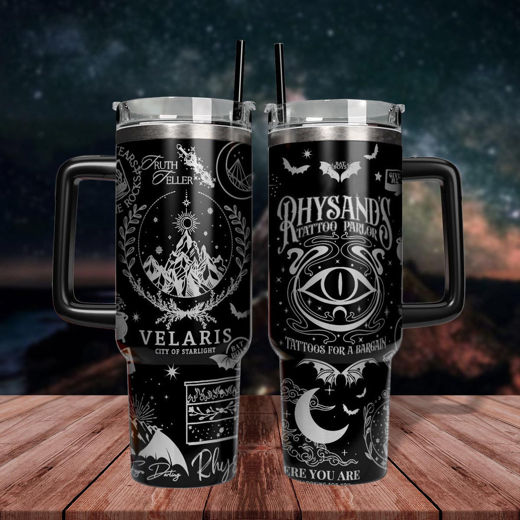 Velaris Rhysand’s  Tumbler 30oz/40oz, Velaris City Of Starlight Tumbler. VLR20