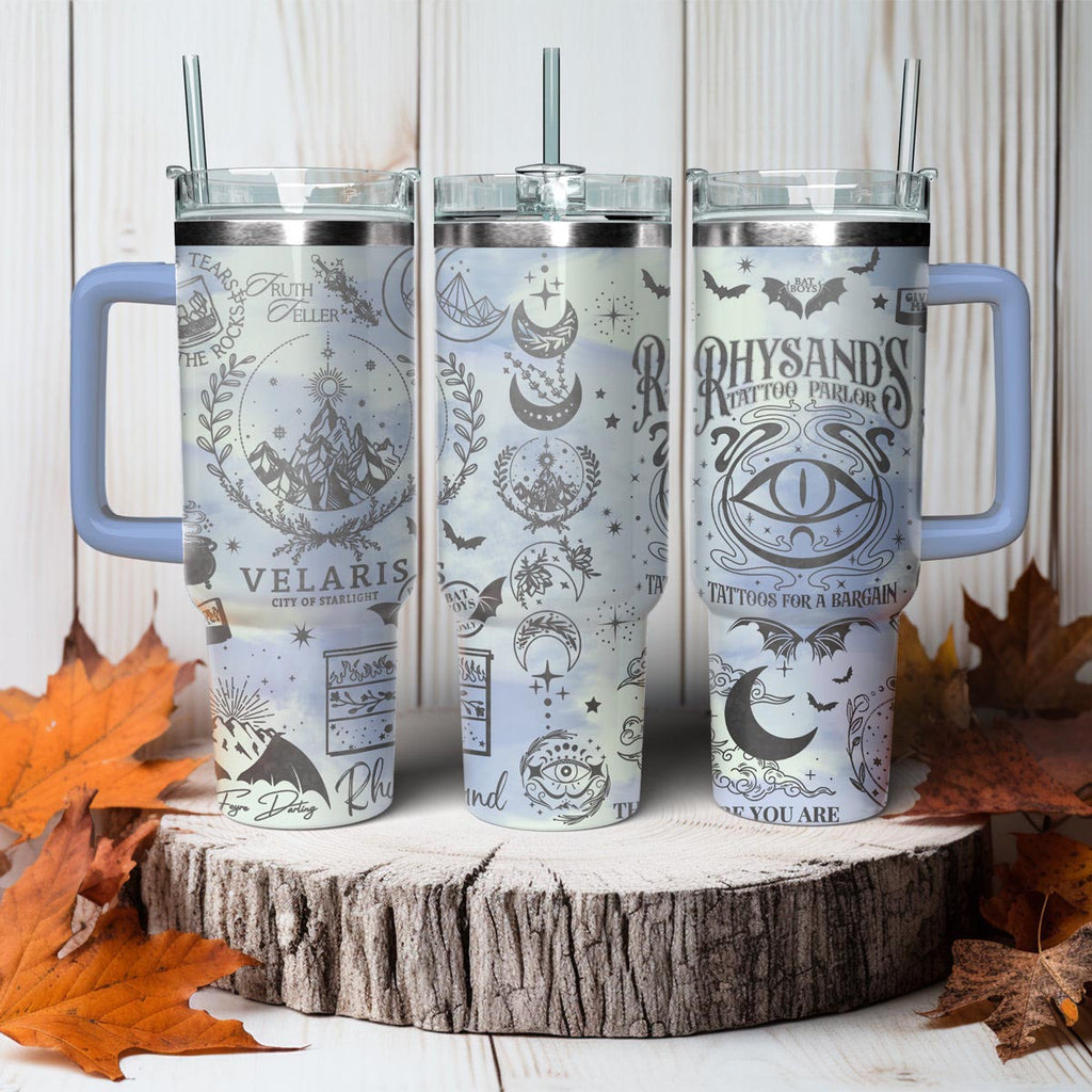 Velaris Rhysand’s  Tumbler 30oz/40oz, Velaris City Of Starlight Tumbler. VLR20