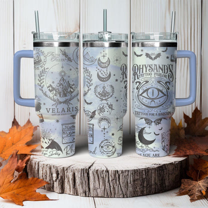 Velaris Rhysand’s  Tumbler 30oz/40oz, Velaris City Of Starlight Tumbler, Velaris Bookish Tumbler. VLR20