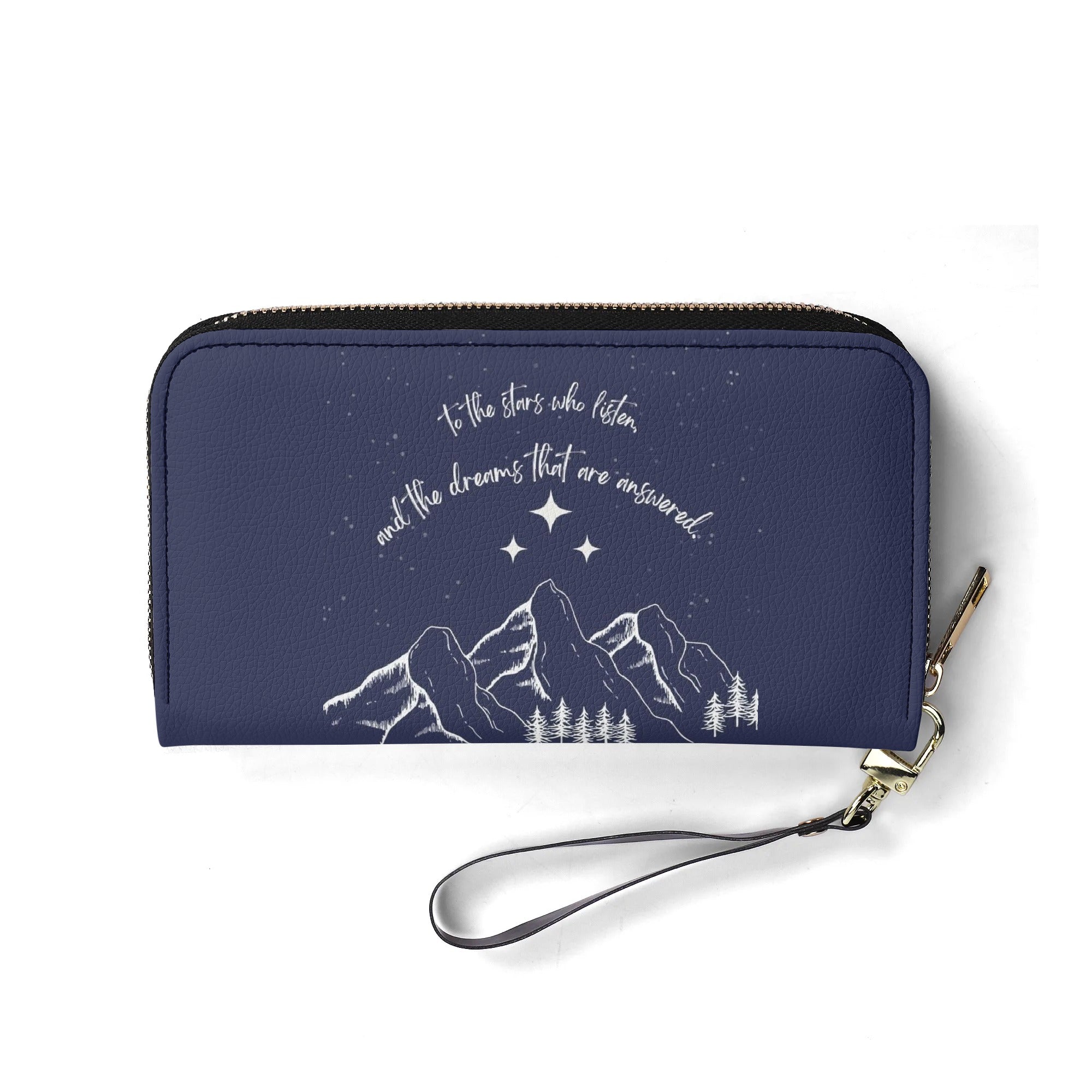 "To the stars who listen and the dreams that are answered" Quote  Inspired  Leather Bag, ACOTAR Inspired Bag, Personalized Leather Bag, Fantasy Leather Handbag, Perfect Gift for Women. HBVLR47