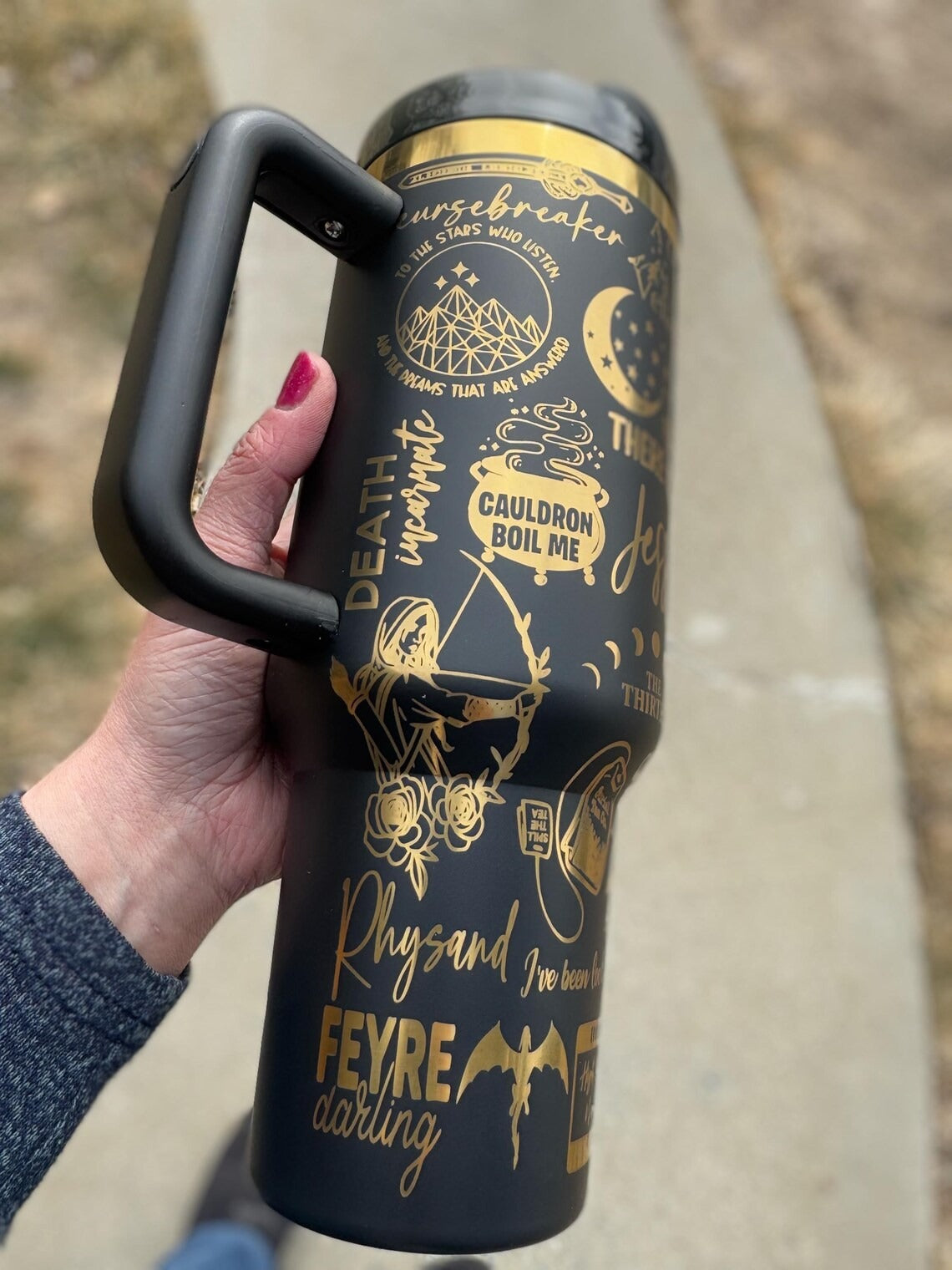 Acotar Tumbler 30oz/40oz, Velaris City Tumbler, Bat Boy Only Tumbler. VLR48