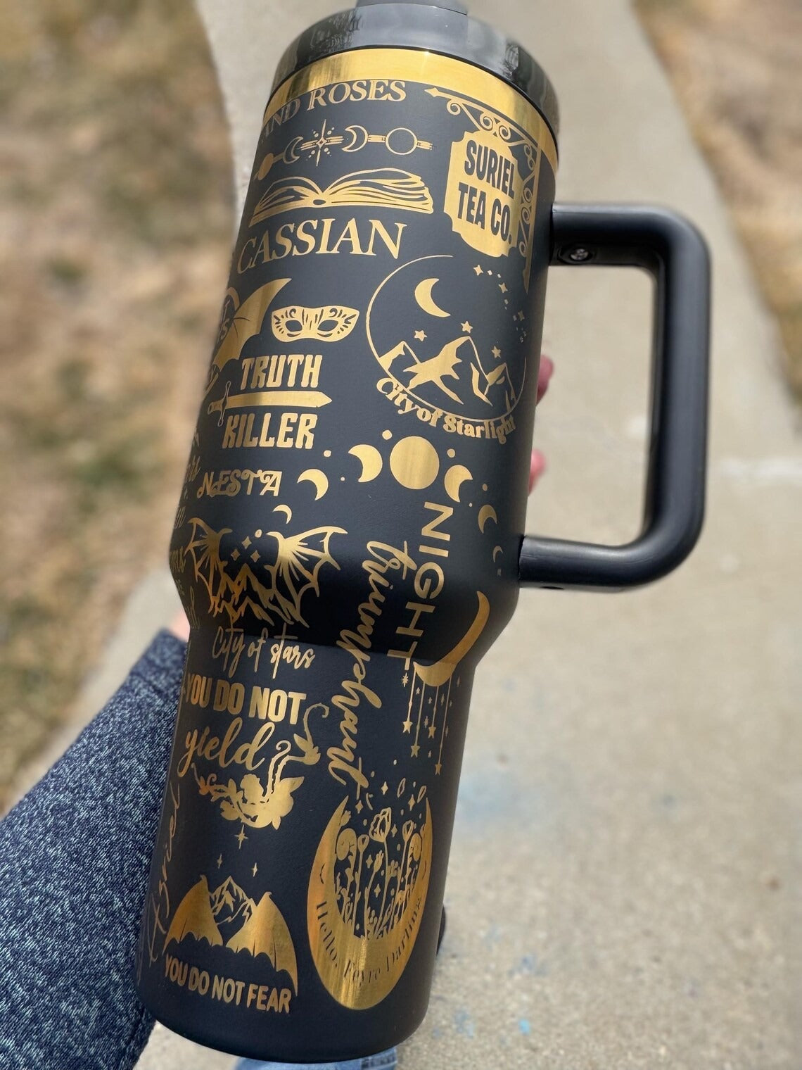 Acotar Tumbler 30oz/40oz, Velaris City Tumbler, Bat Boy Only Tumbler. VLR48