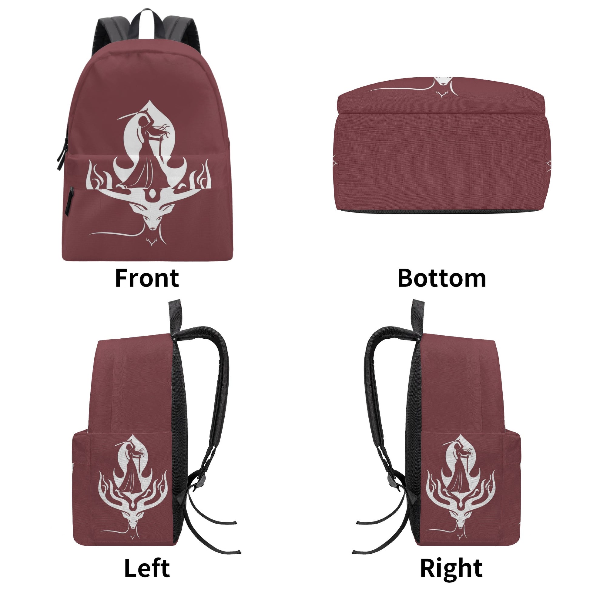 Throne of Glass Warrior Backpack ,Terrasen Inspired Backpack, Book Lover Gift BPVLR44
