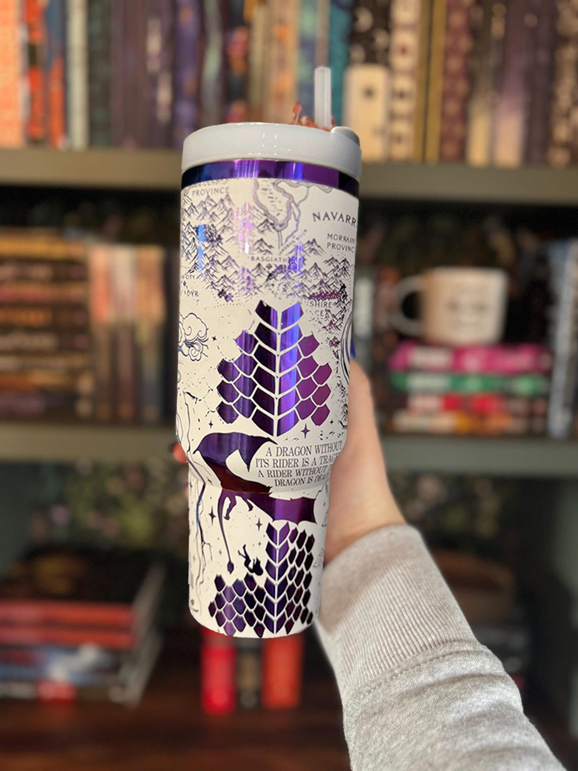 Fourth Wing Tumbler 30oz/40oz, The Empyrean Tumbler, Basgiath War College Tumbler. VLR52