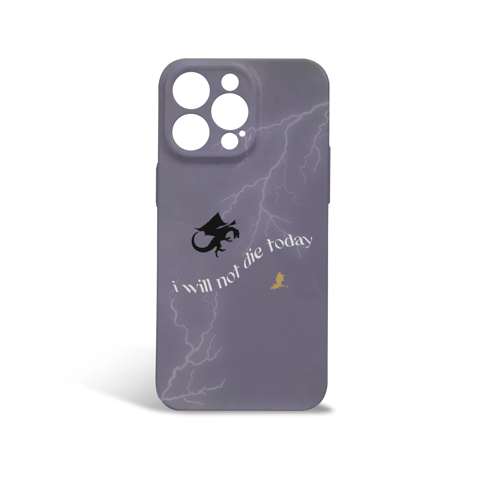 "I will not die today" Phone Case - Inspired by Fourth Wing, Magical Phone Cover, Fantasy Art Accessories PCVLR04