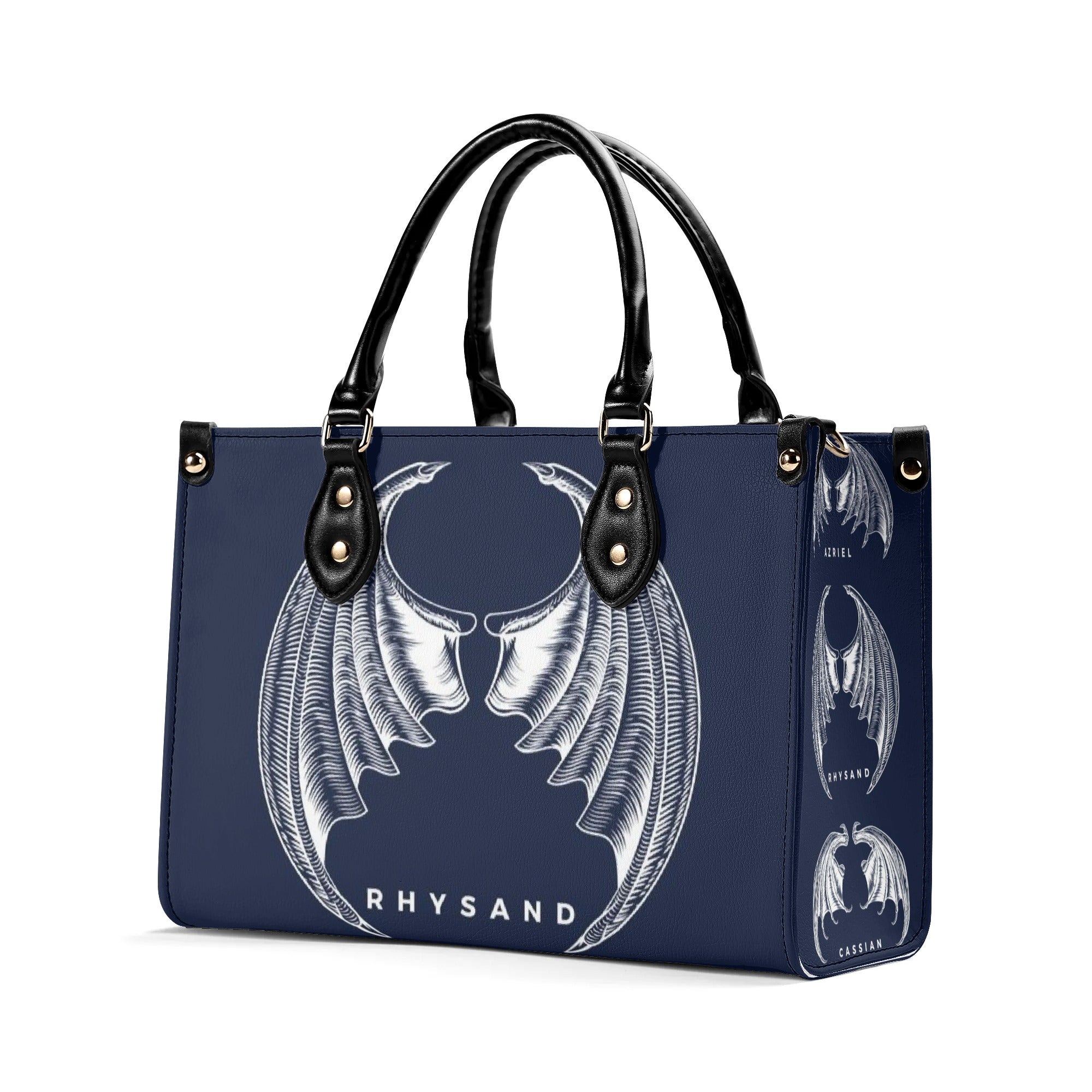 Rhysand'wings Leather Bag,  ACOTAR inspired Bag, Personalized Leather Bag, Fantasy Leather Handbag, Perfect Gift for Women. HBVLR05
