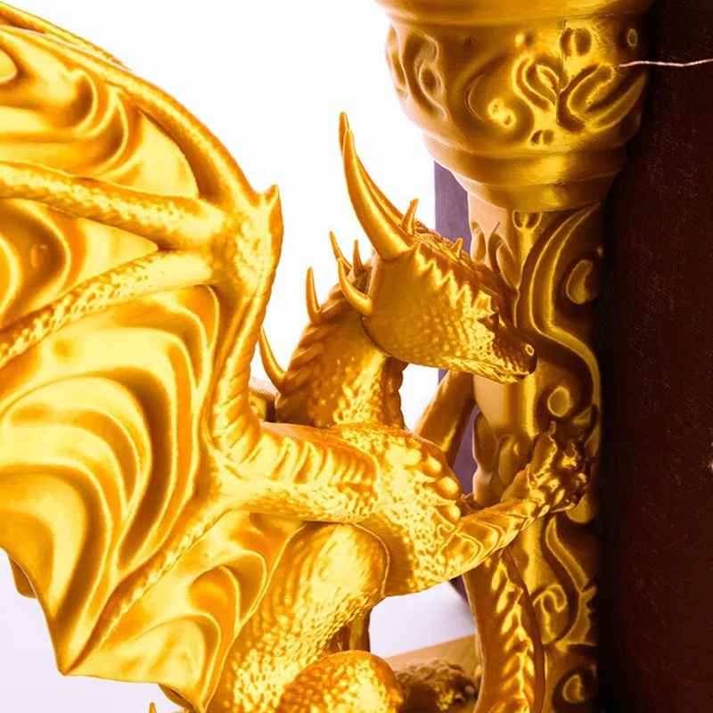 Weird Dragon Bookend, 3D Printed Dragon Bookend, Indispensable Bookshelf Decoration For Fantasy Lovers