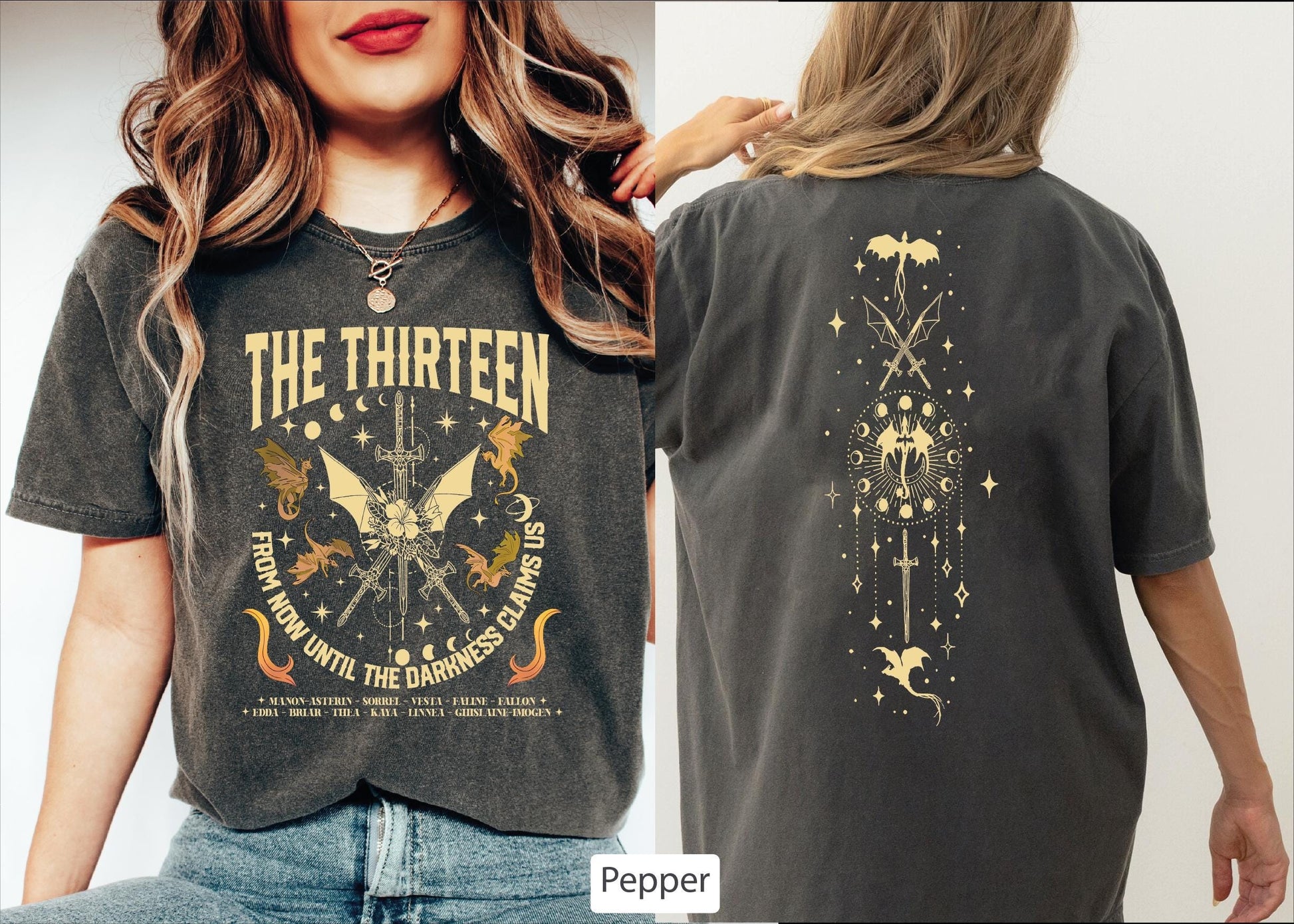 The Thirteen Throne Of Glass Shirt, Comfort Colors We Are The Thirteen Shirt, Until The Darkness Claims Us Shirt,Tog Manon Shirt CFVLR74
