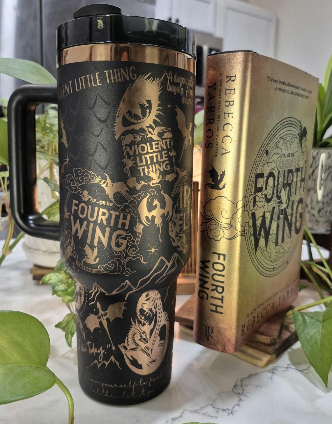 Iron Flame Tumbler 30oz/40oz, Basgiath War College Tumbler, The Empyrean Tumbler, Fourth Wing Tumbler. VLR55