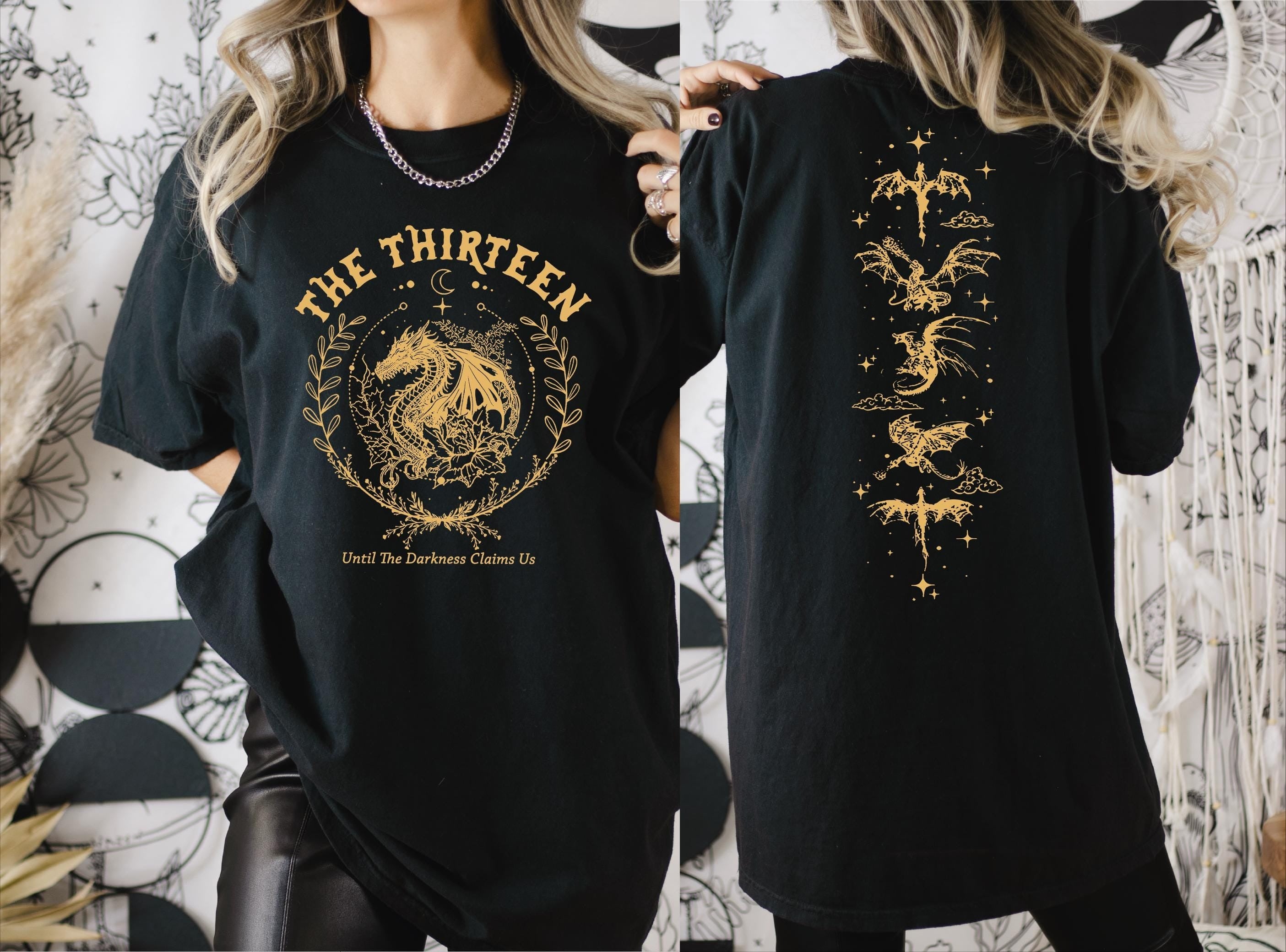 The Thirteen Throne Of Glass Comfort Colors Shirt, Two-Sided Printed Shirt , From Now Until The Darkness Claims Us CFVLR75