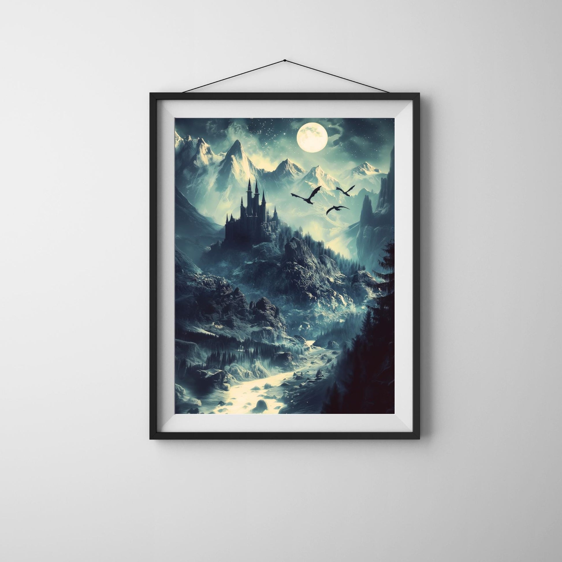 Basgiath War College Poster, Fourth Wing Poster, Dragon Rider Wall Art, Rebecca Yarros Book Decor, Fantasy Book Poster, Bookish Wall Art, Basgiath College Print VLRP25
