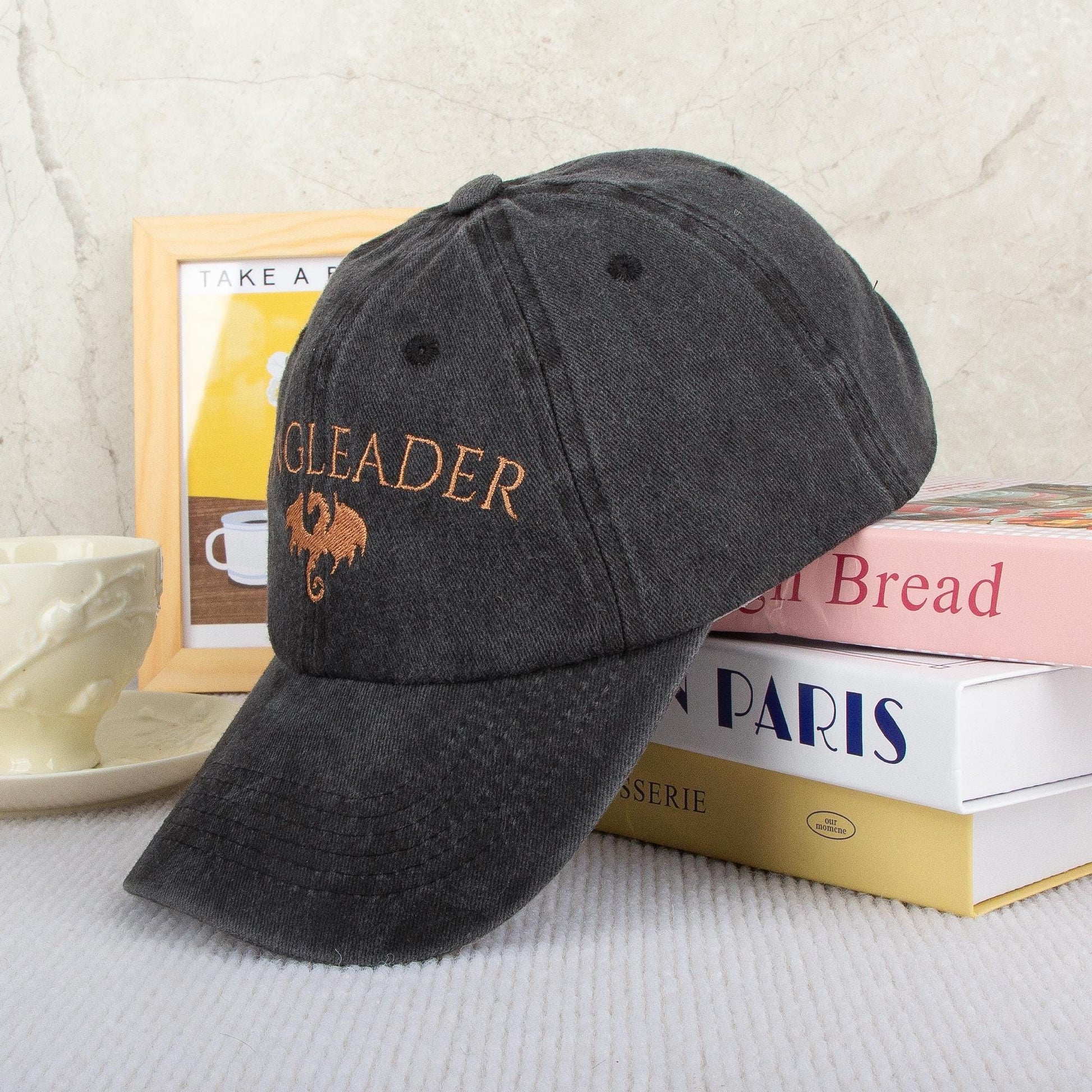 Fourth Wing Dragon Rider Embroidered Hat, Wingleader Bookish Cap, Romantasy Baseball Hat, Reader Gift for Fourth Wing Fans VLRH10