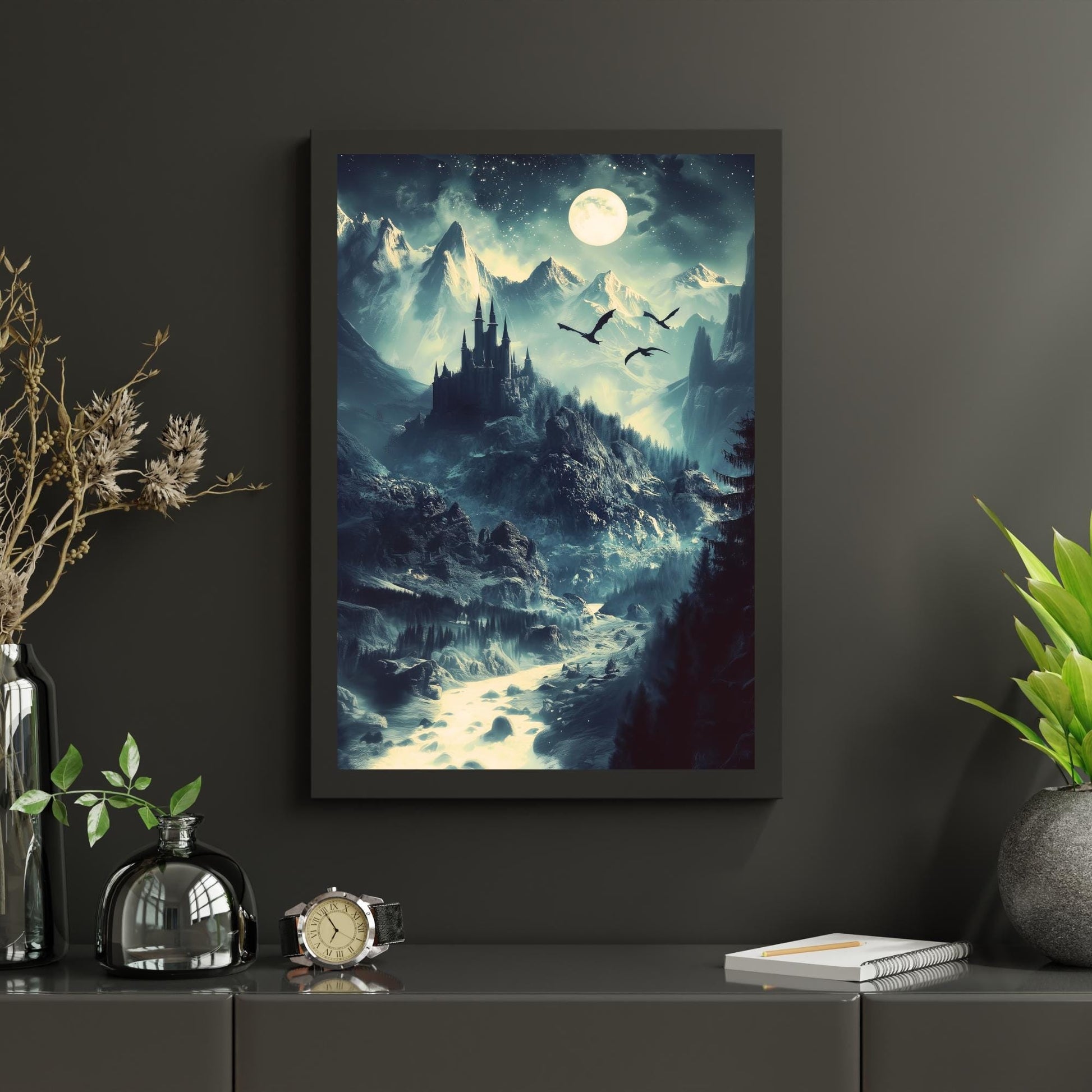 Basgiath War College Poster, Fourth Wing Poster, Dragon Rider Wall Art, Rebecca Yarros Book Decor, Fantasy Book Poster, Bookish Wall Art, Basgiath College Print VLRP25