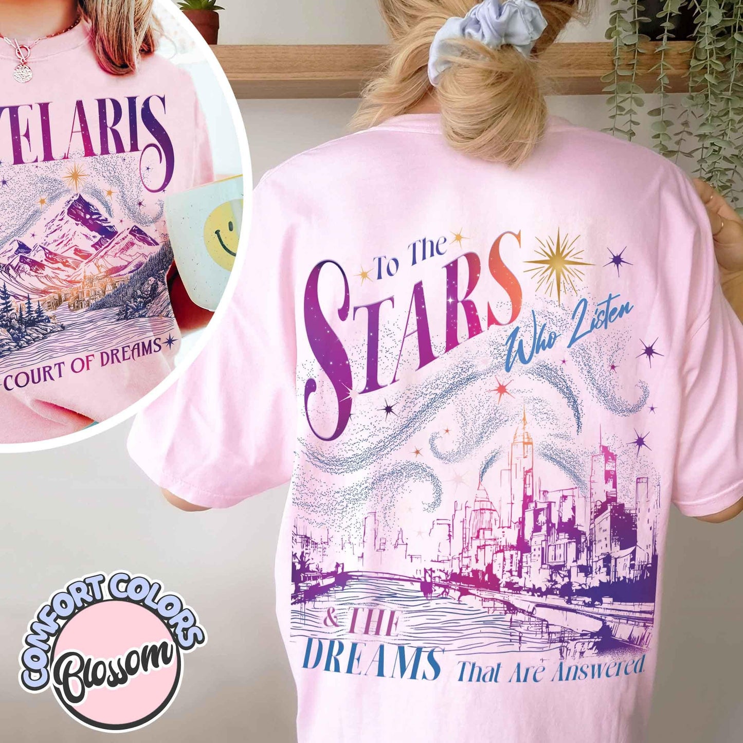 Velaris City Of Starlight Acotar Comfort Colors Shirt, The Night Court Shirt, Court Of Dreams, Rhysand, Cassian, Sarah J Maas, Booklover Tee CFVLR57