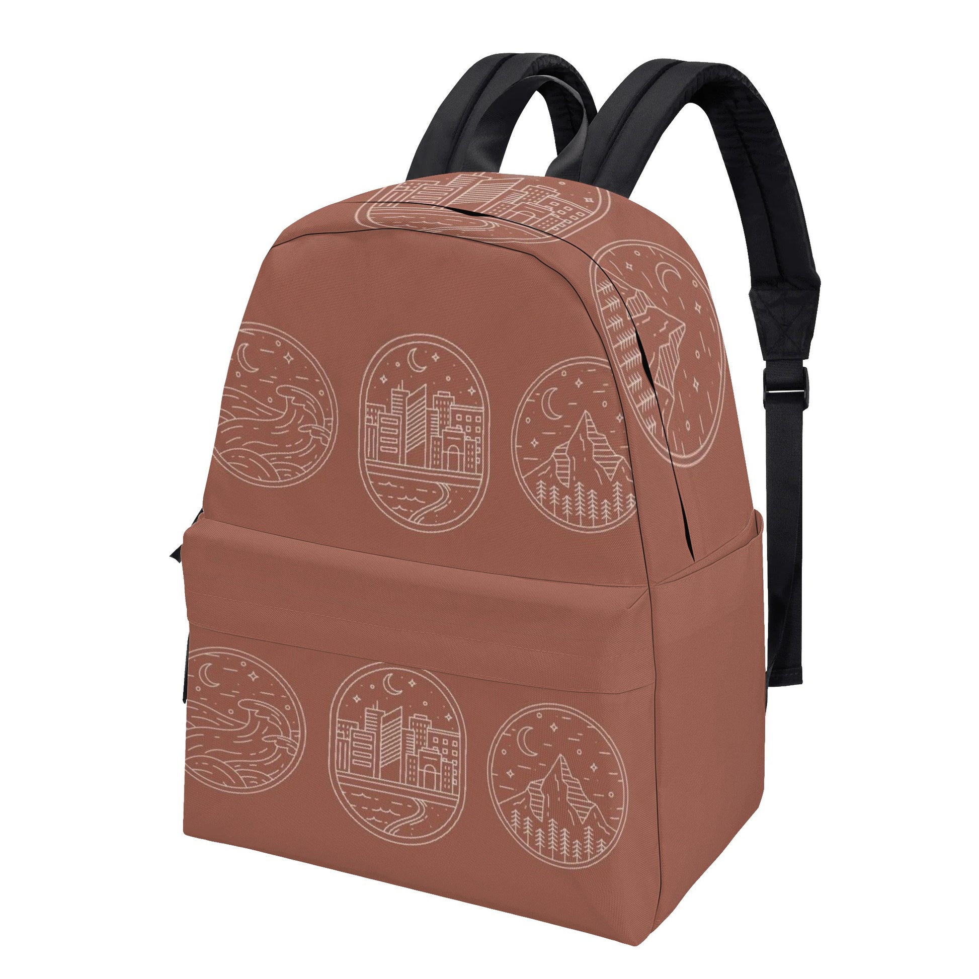 Velaris Inspired Backpack ,Minimalist City and Nature Inspired Backpack, Book Lover Gift BPVLR46