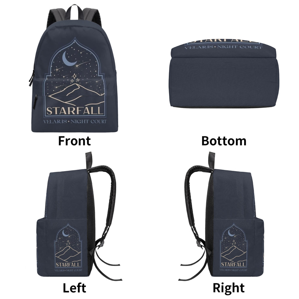 Velaris Inspired Backpack, Starfall Night Court Inspired Backpack, Book Lover Gift BPVLR47