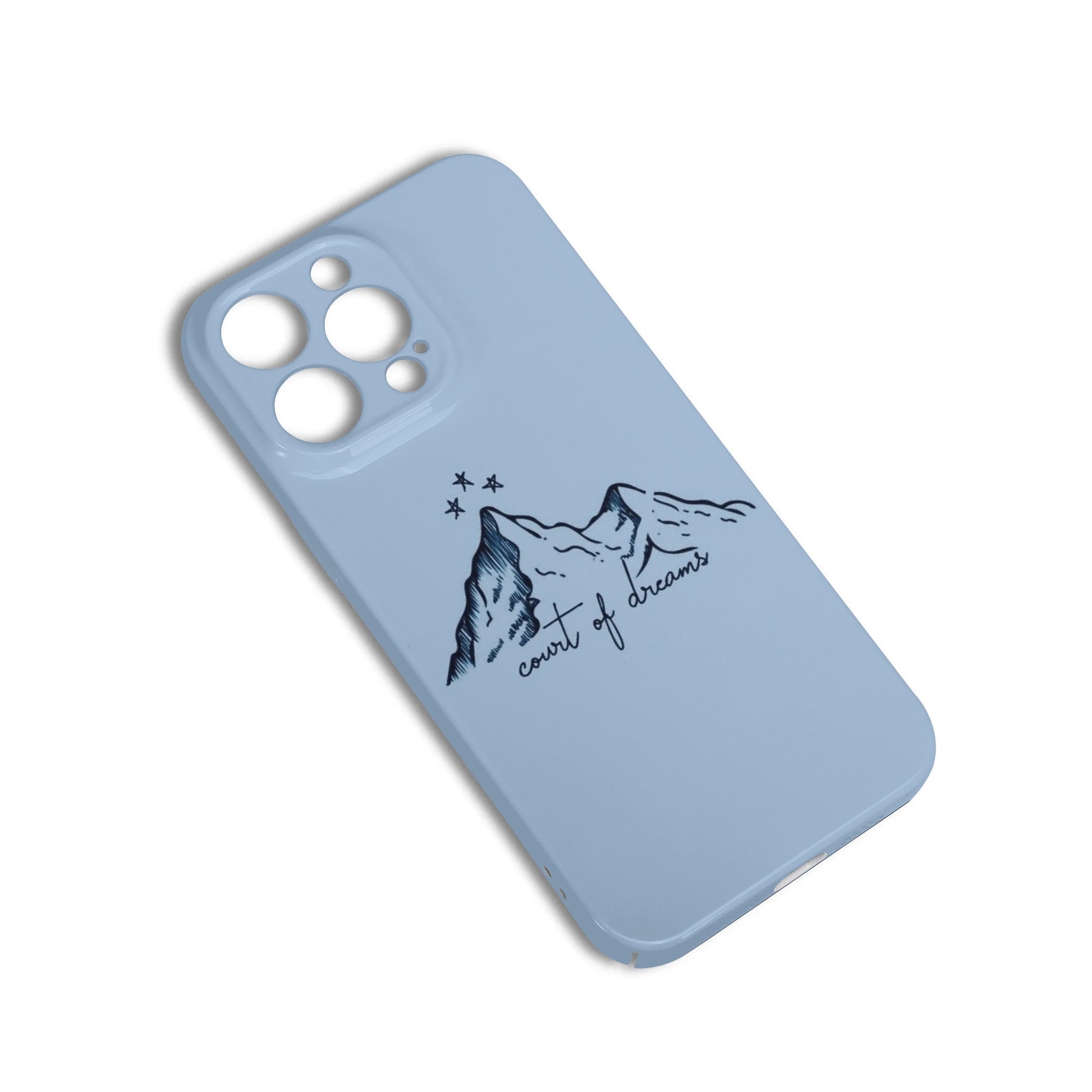 Phone Case "Court Of Dream" Quote Design – ACOTAR Inspired Protective Cover, Fantasy Novel iPhone Cover, Book Lover Gift  PCVLR48