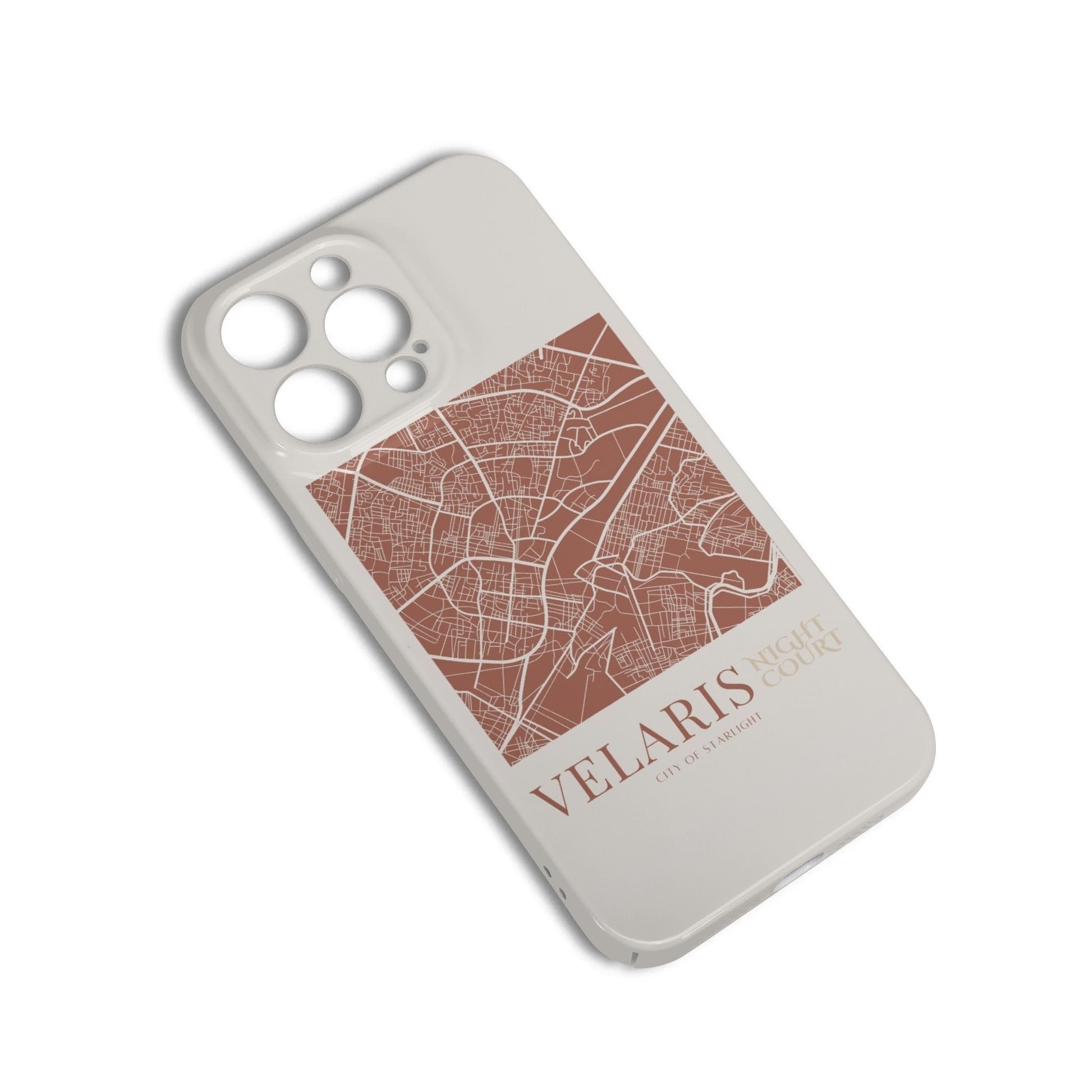 Phone Case Velaris Map Design – ACOTAR Inspired Protective Cover, Fantasy Novel iPhone Cover, Book Lover Gift  PCVLR49