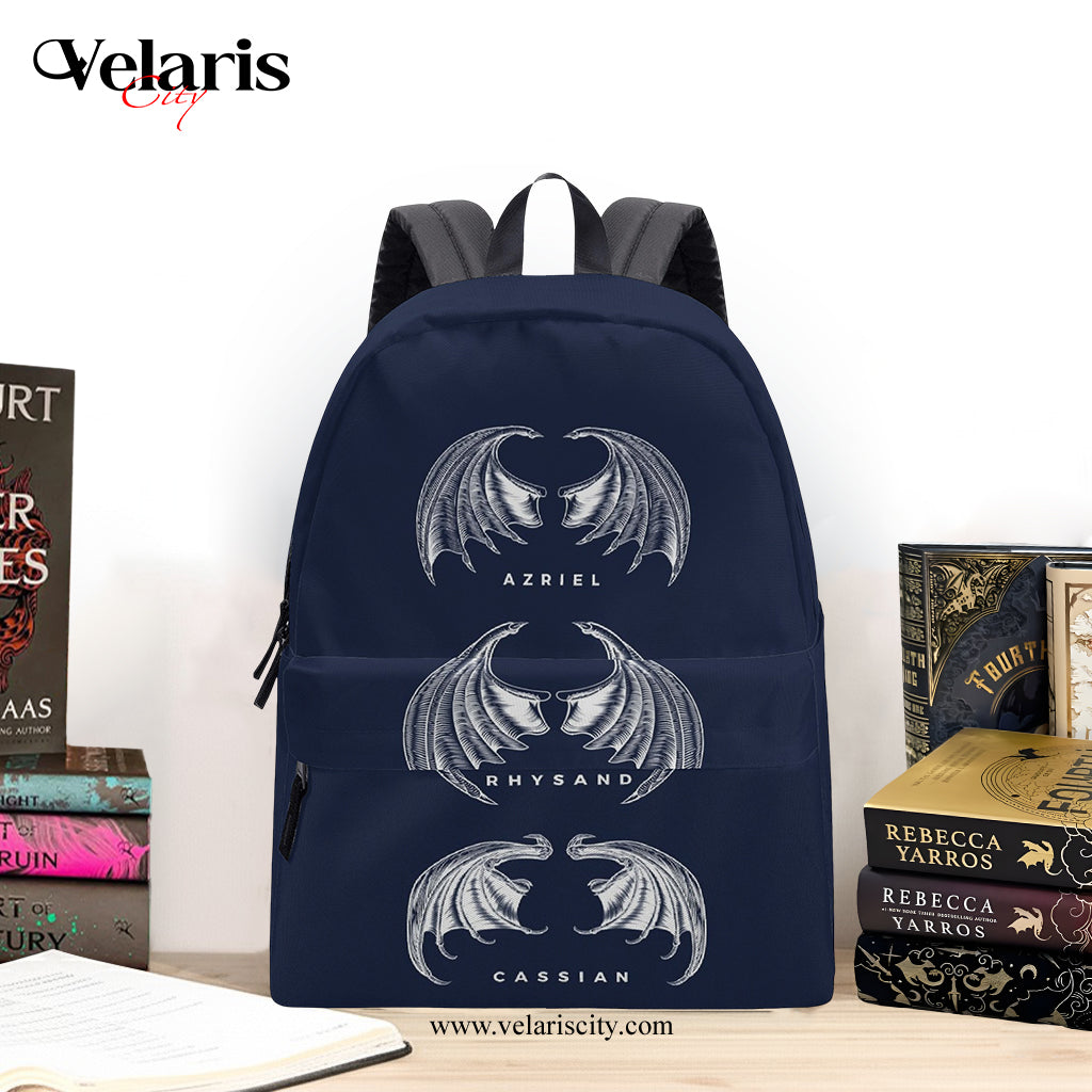 Fourth Wing Inspired Backpack, Illyrian warriors Inspired Backpack, Book Lover Gift BPVLR50