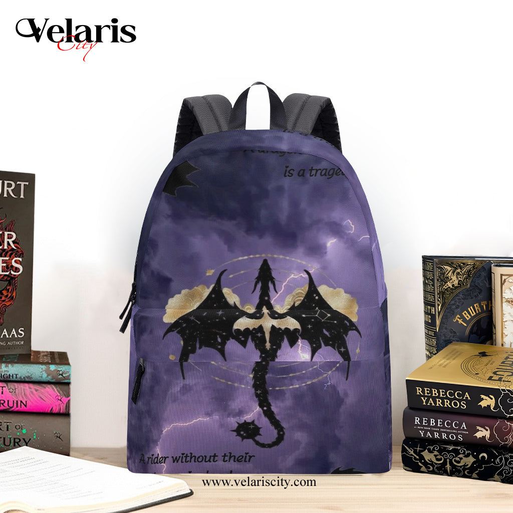 Fourth Wing Inspired Backpack, Dragon Inspired Backpack, Book Lover Gift BPVLR51