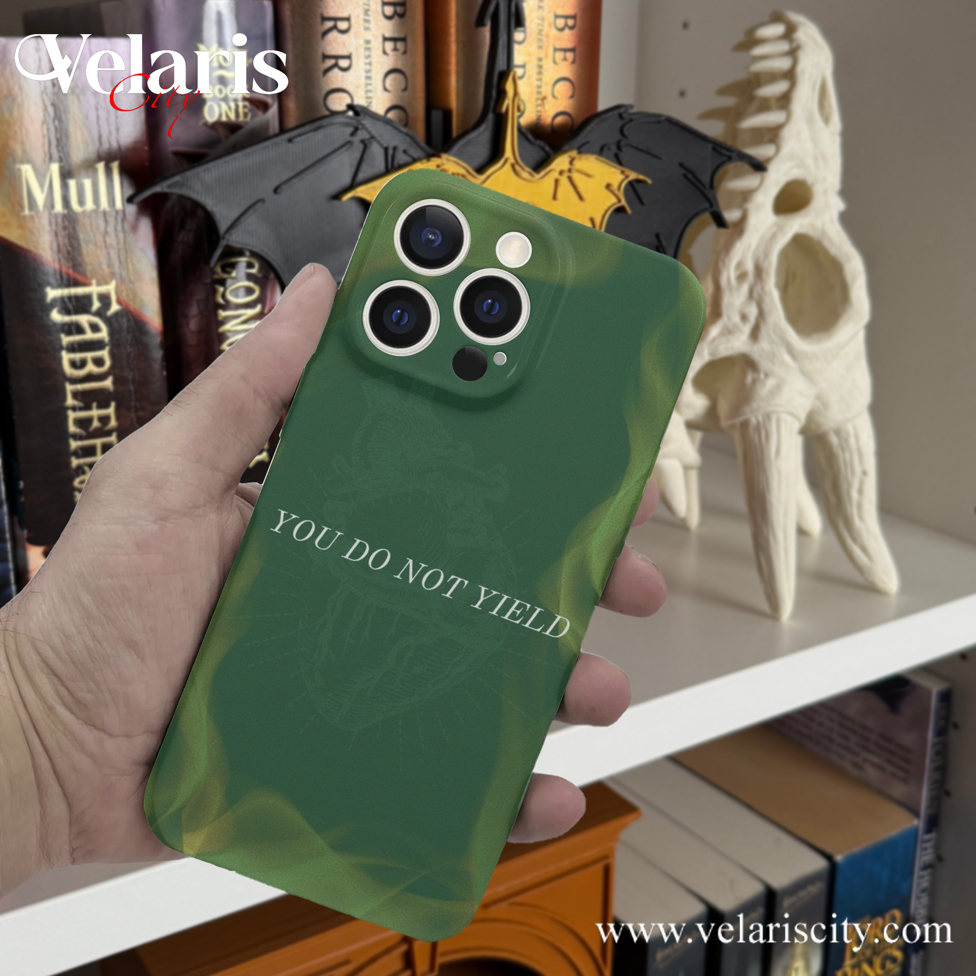 "You do not yield" Quote inspired by Throne Of Glass, TOG Inspired Protective Cover, Fantasy Novel iPhone Cover, Book Lover Gift PCVLR54