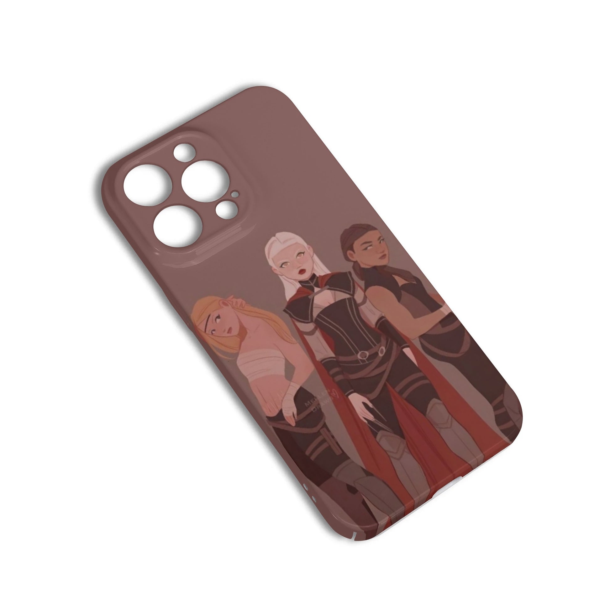 Throne of Glass Inspired Character Phone Case – Aelin, Nehemia, Lysandra Design, TOG Inspired Protective Cover, Fantasy Novel iPhone Cover, Book Lover Gift PCVLR55