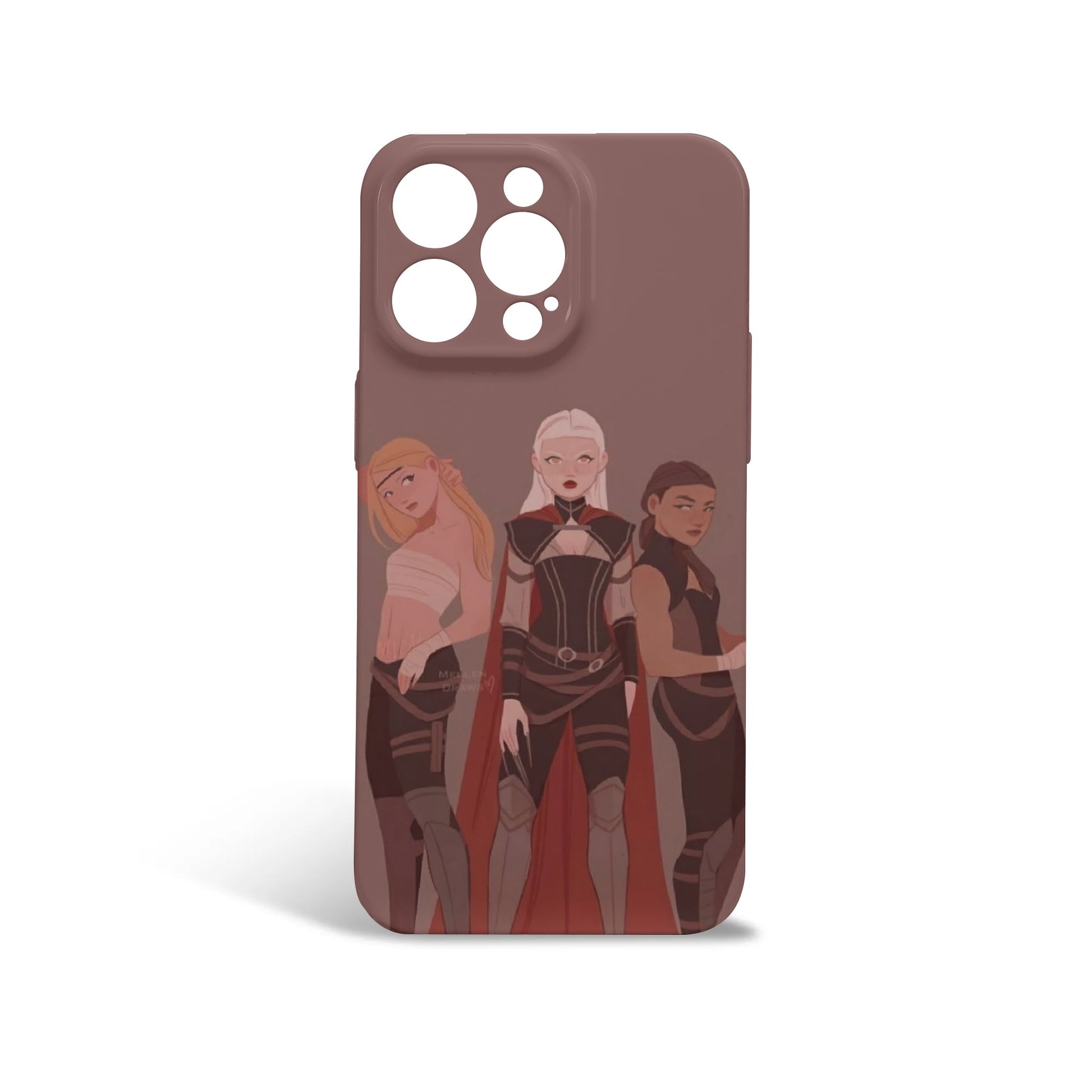 Throne of Glass Inspired Character Phone Case – Aelin, Nehemia, Lysandra Design, TOG Inspired Protective Cover, Fantasy Novel iPhone Cover, Book Lover Gift PCVLR55