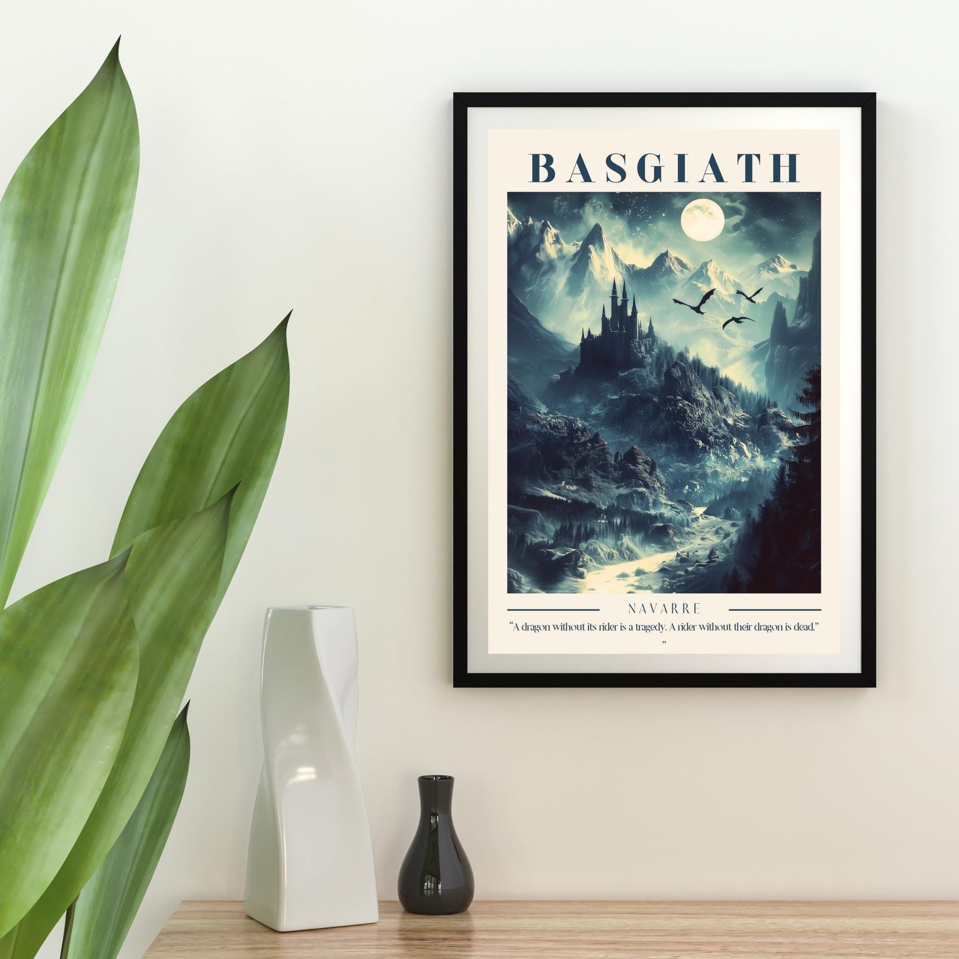 Basgiath War College Poster, Fourth Wing Poster, Dragon Rider Wall Art, Rebecca Yarros Book Decor, Fantasy Book Poster, Bookish Wall Art, Basgiath College Print VLRP25