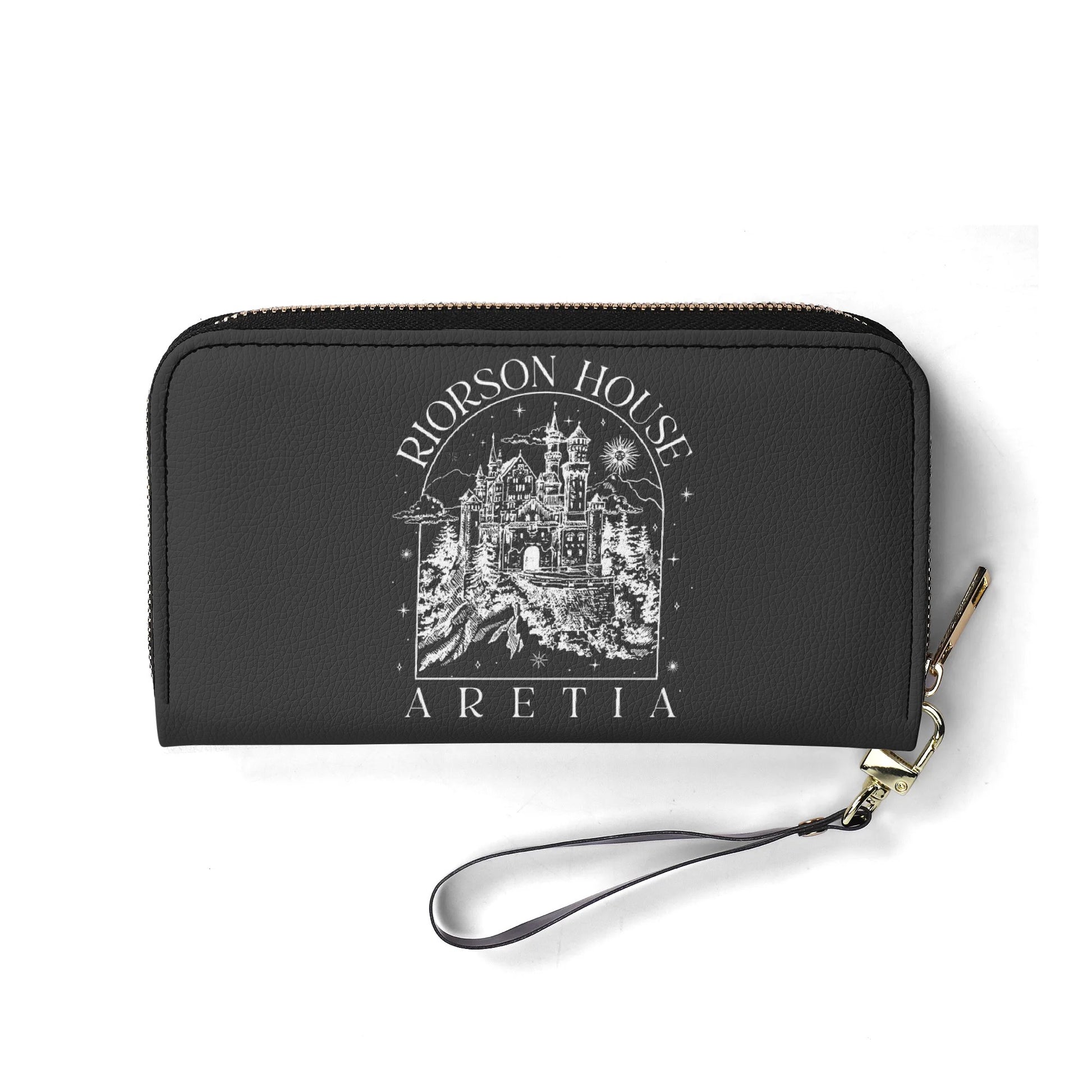 Riorson House Leather Bag,  Onyx Storm inspired Bag, Personalized Leather Bag, Fantasy Leather Handbag, Perfect Gift for Women. HBVLR06