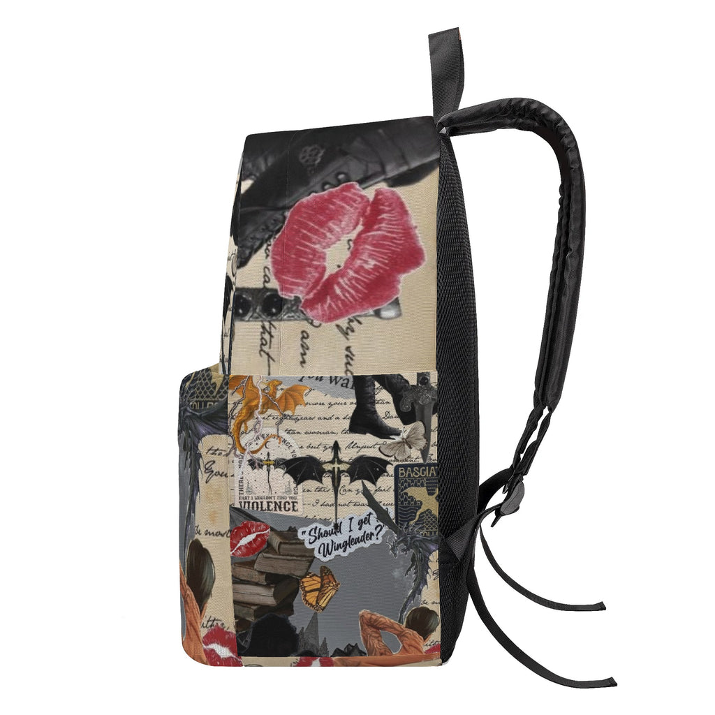 ACOTAR Aesthetic Backpack, Should I Get Wingleader Quote Inspired Backpack, Fantasy Book Lover Bag  BPVLR05