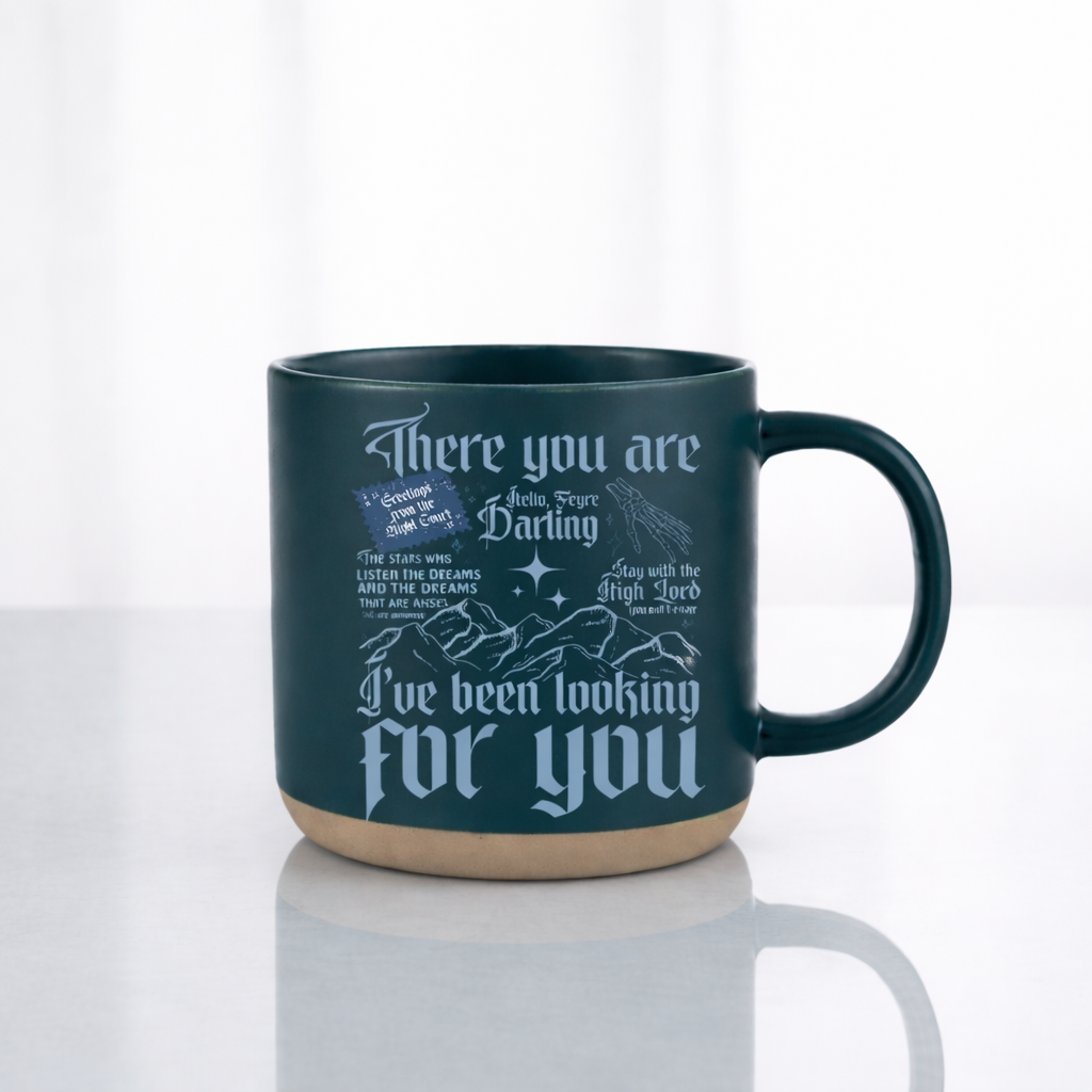 There You Are I’ve Been Looking For You Pottery Mug, ACOTAR Inspired Quote Mug, Bookish PMVLR26 Fantasy Coffee Cup Gift