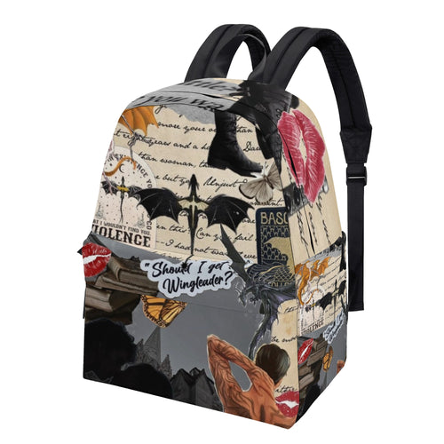 ACOTAR Aesthetic Backpack, Should I Get Wingleader Quote Inspired Backpack, Fantasy Book Lover Bag  BPVLR05