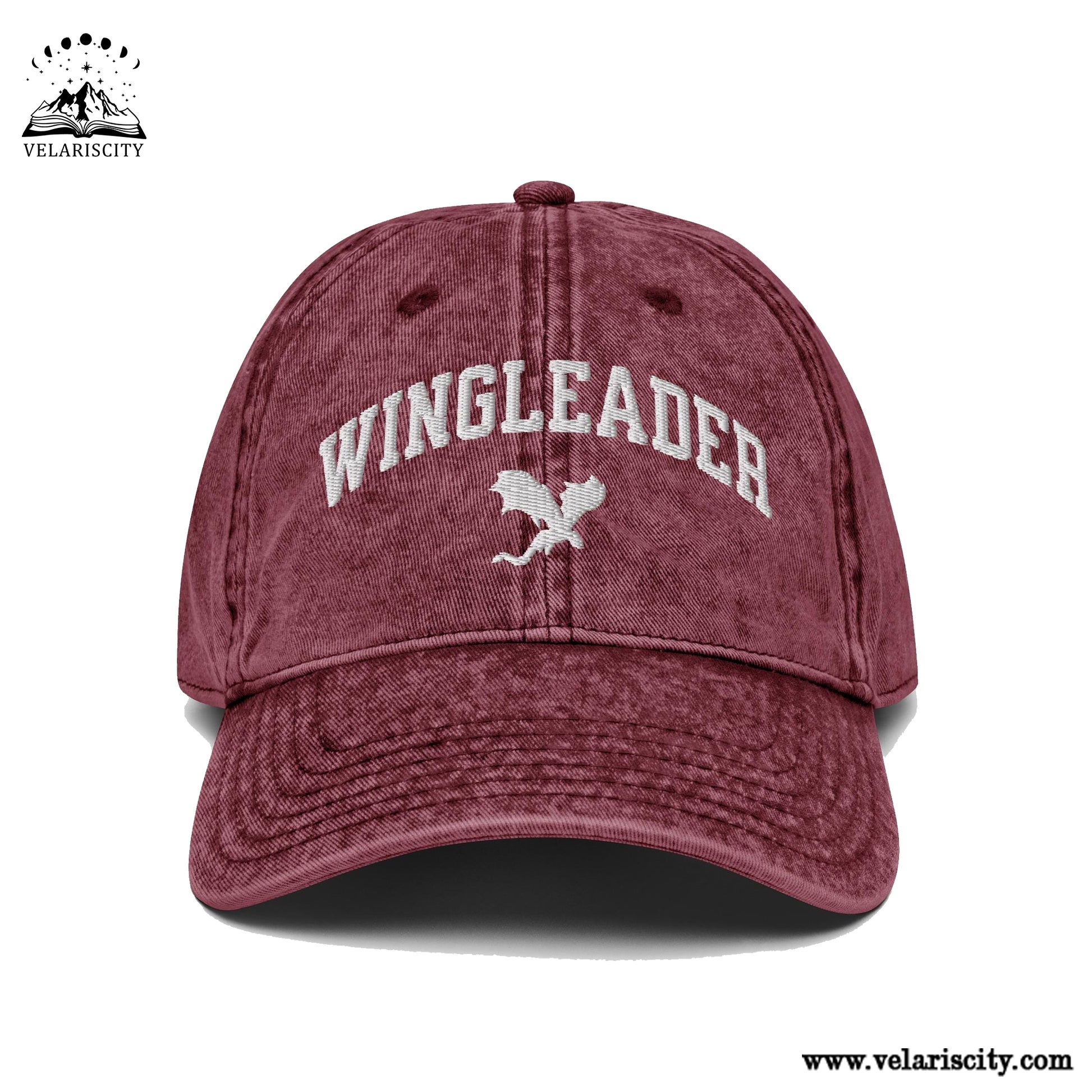 Fourth Wing Dragon Rider Embroidered Hat, Wingleader Bookish Cap, Romantasy Baseball Hat, Reader Gift for Fourth Wing Fans VLRH10
