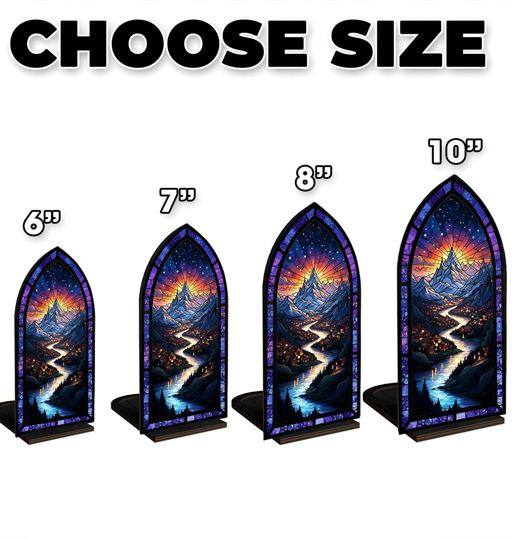 Velaris Night Court Book Nook, ACOTAR Inspired Decor, Starry River and Mountain Scene, Cozy Reading Lamp, Bookish Gift BNVLR25