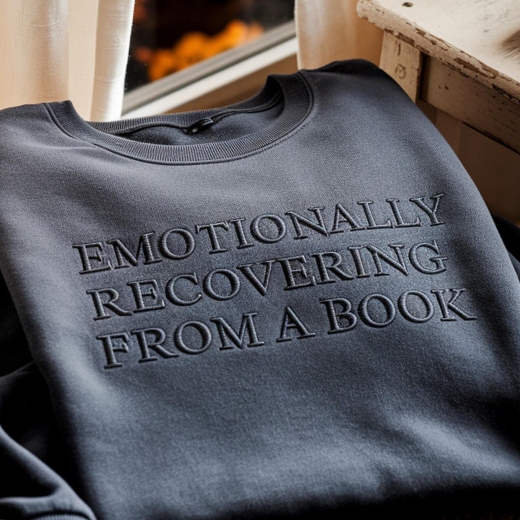 Embroidered Bookish Sweatshirt, Book Club Sweater, Funny Reading Crewneck, Book Lover Gift, Book Club Gifts
