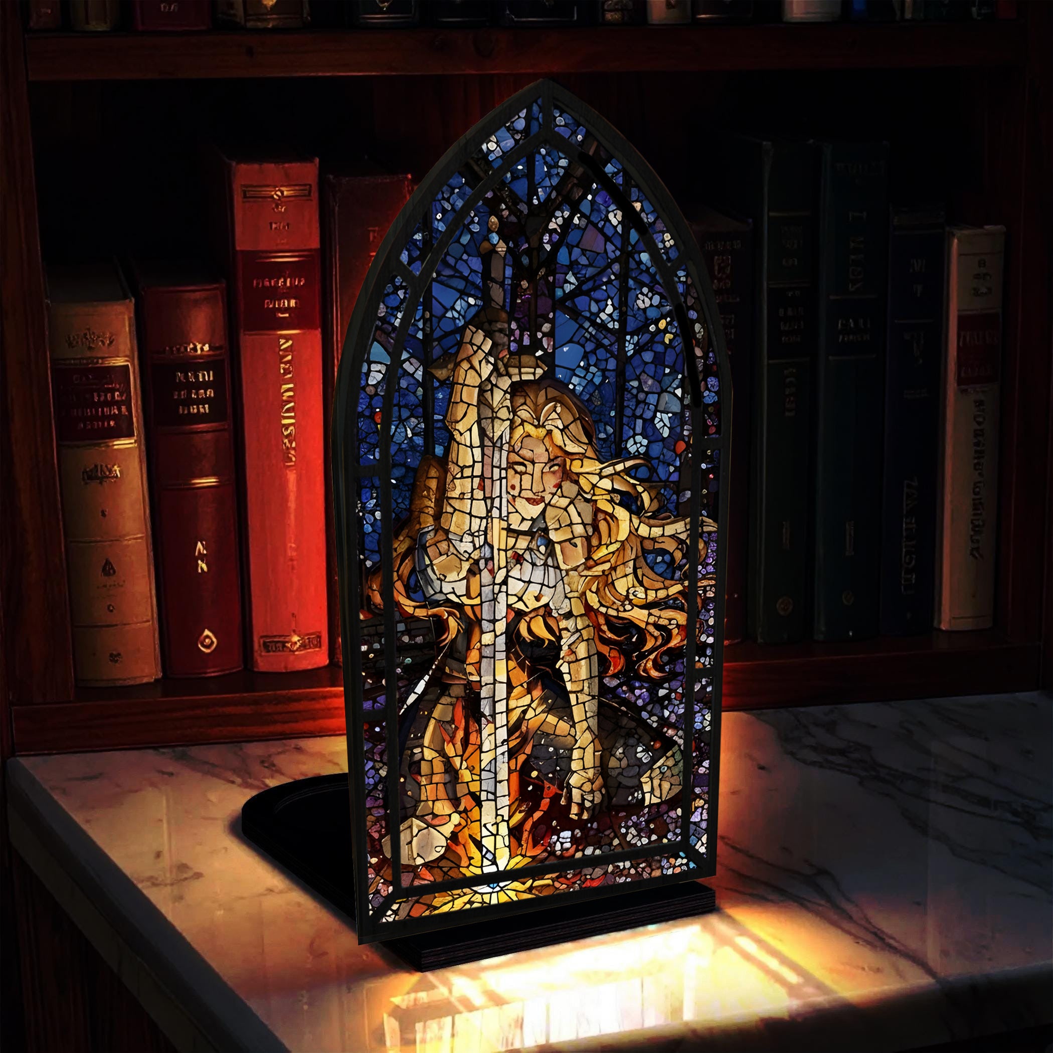 Aelin Throne of Glass Book Nook, Fantasy Bookshelf Insert Decor Gift, Bookish Gift, Fantasy Collectible BNVLR05