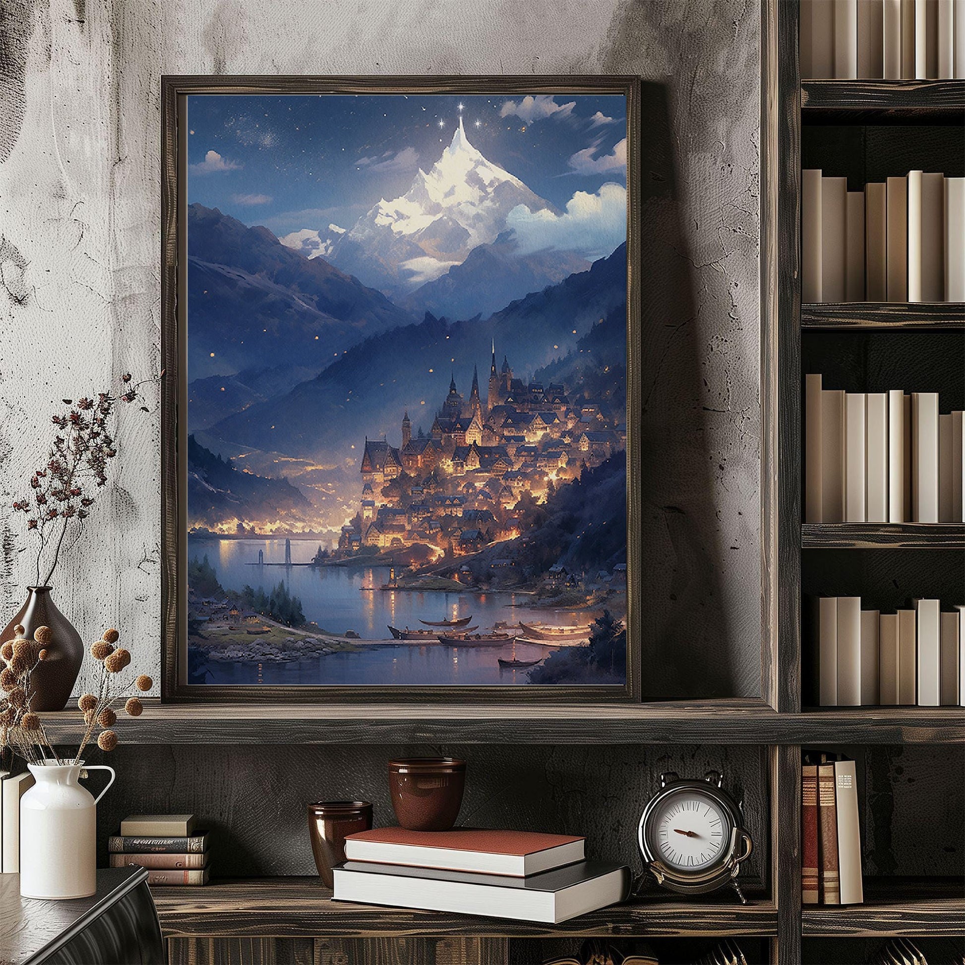 Velaris Poster, City of Starlight Poster, ACOTAR Wall Art, Night Court Poster, Sarah J Maas Book Decor, Fantasy Book Poster, Velaris Art Print VLRP26