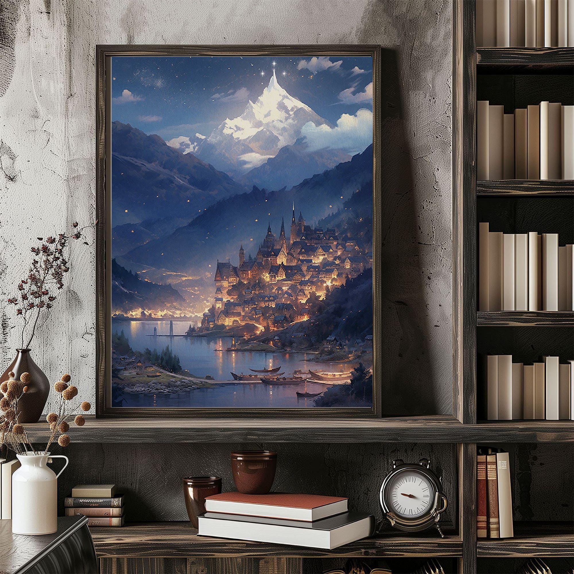 Velaris Poster, City of Starlight Poster, ACOTAR Wall Art, Night Court Poster, Sarah J Maas Book Decor, Fantasy Book Poster, Velaris Art Print VLRP26