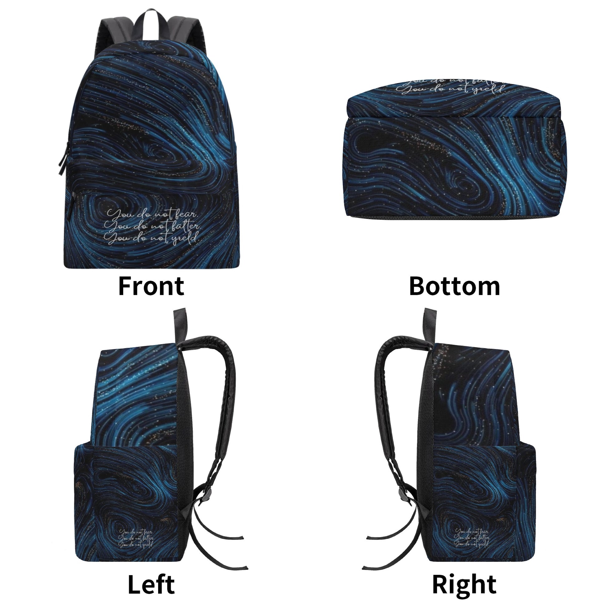 Throne Of Glass Inspired Backpack, You do not yield Inspired Quote Backpack, Book Lover Gift BPVLR57