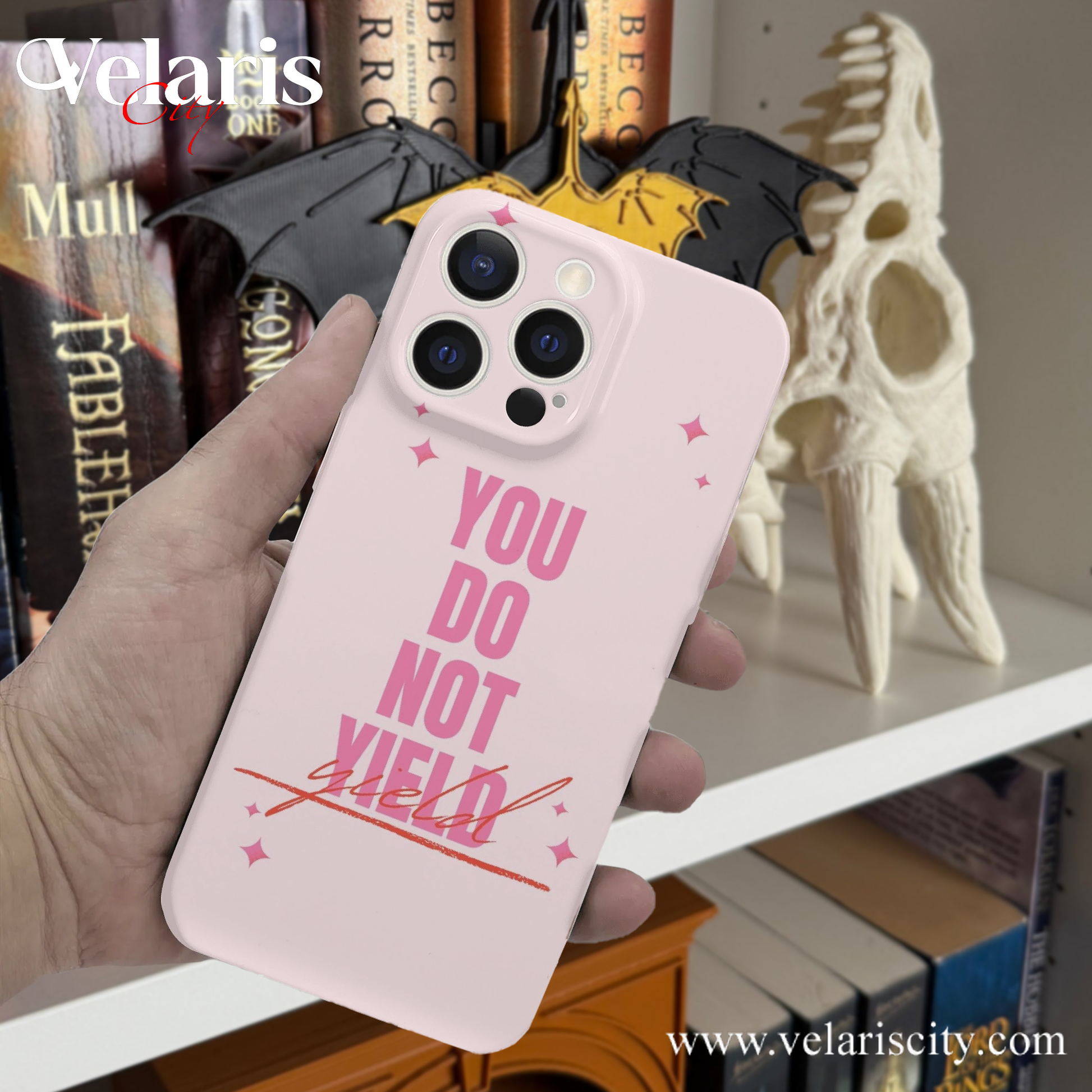 Throne Of Glass "You do not yield" Inspried Design Phone Case, TOG Inspired Phone Case, Fantasy Novel iPhone Cover, Book Lover Gift PCVLR59