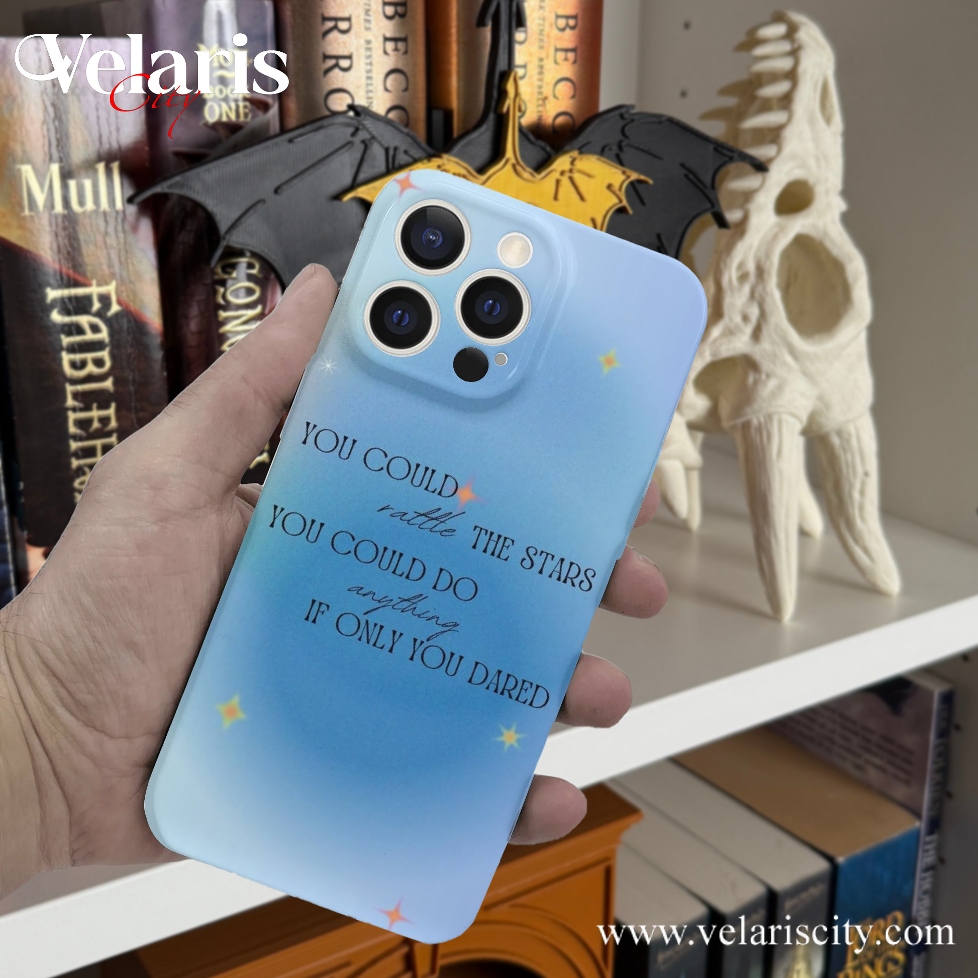 Throne Of Glass "You could rattle the stars" Inspried Design Phone Case, TOG Inspired Phone Case, Fantasy Novel iPhone Cover, Book Lover Gift PCVLR60