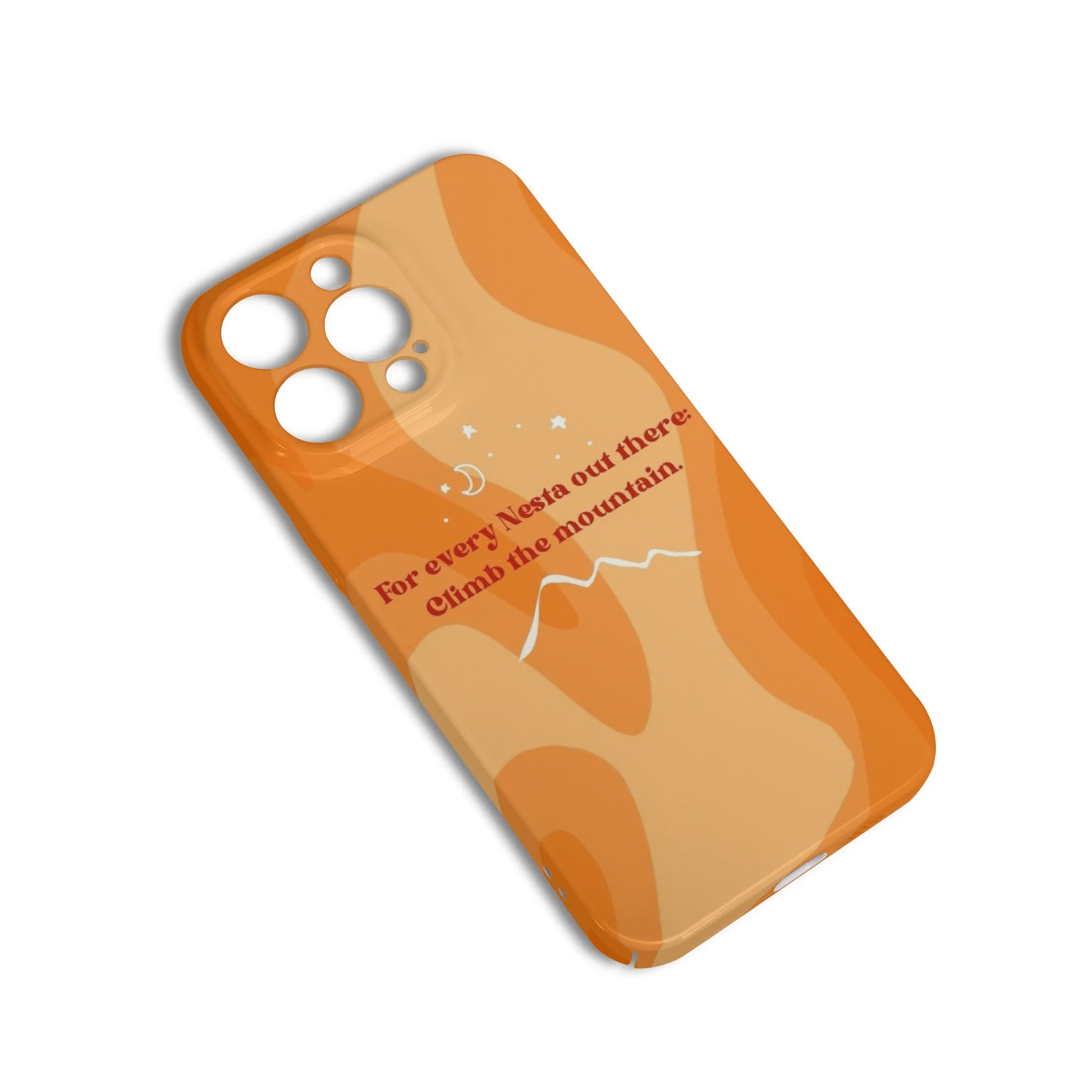"For every Nesta out there: Climb the mountain" Inspried Design Phone Case, A Court of Silver Flames Inspired Phone Case, Fantasy Novel iPhone Cover, Book Lover Gift PCVLR61